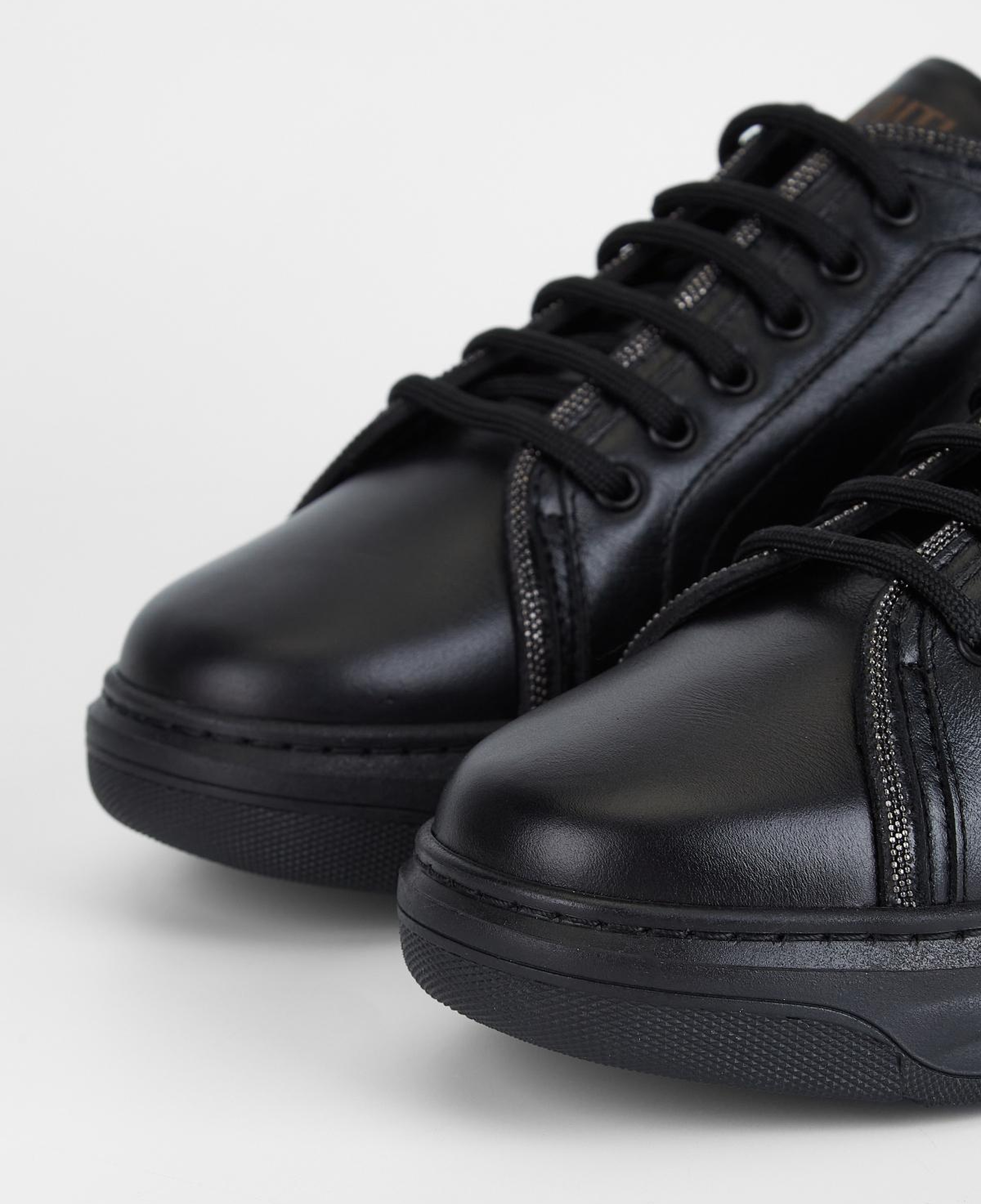 Valmenti Kadın Hakiki Deri Siyah Sneakers & Spor Ayakkabı