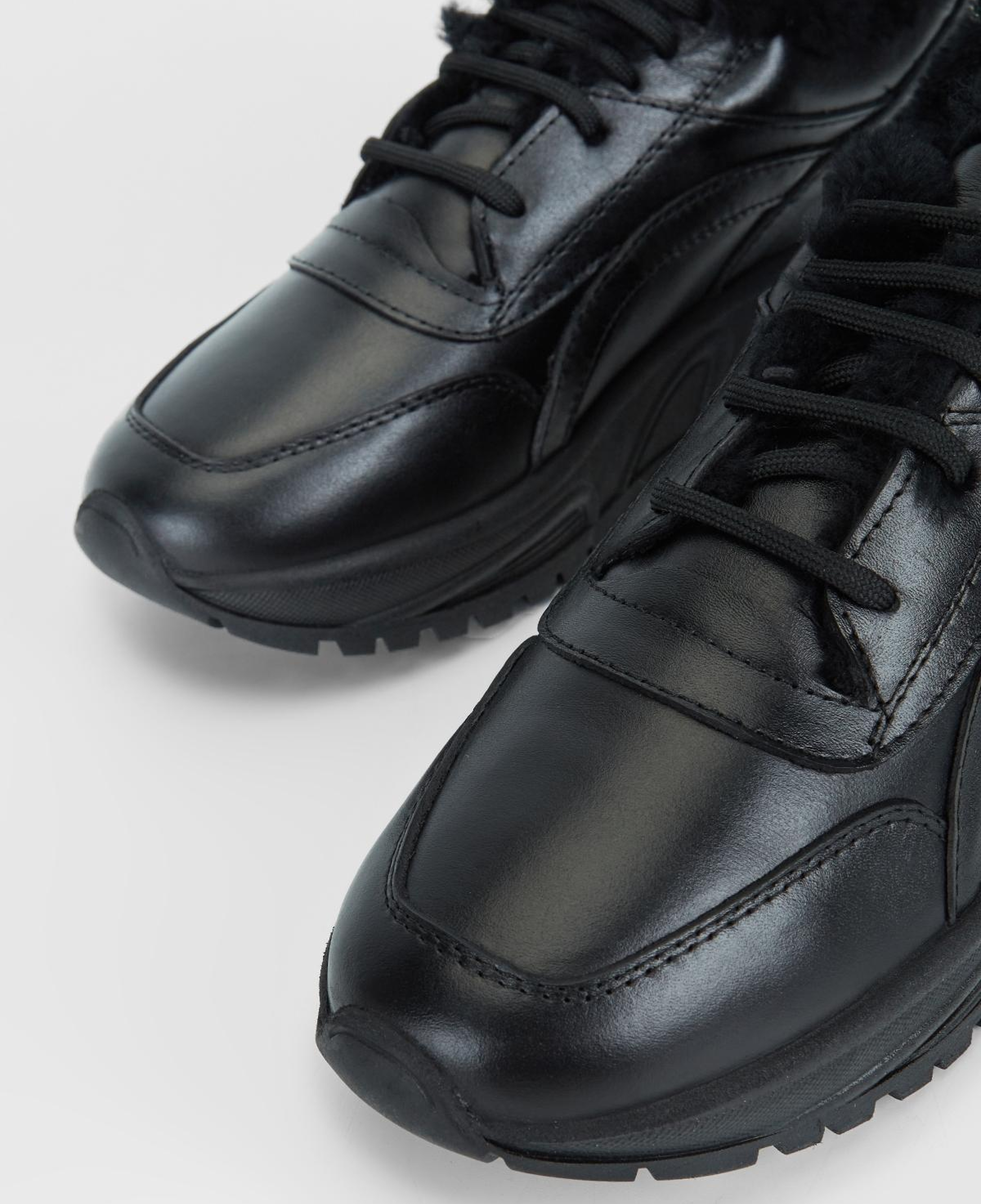 Valmenti Kadın Hakiki Deri Siyah Sneakers & Spor Ayakkabı