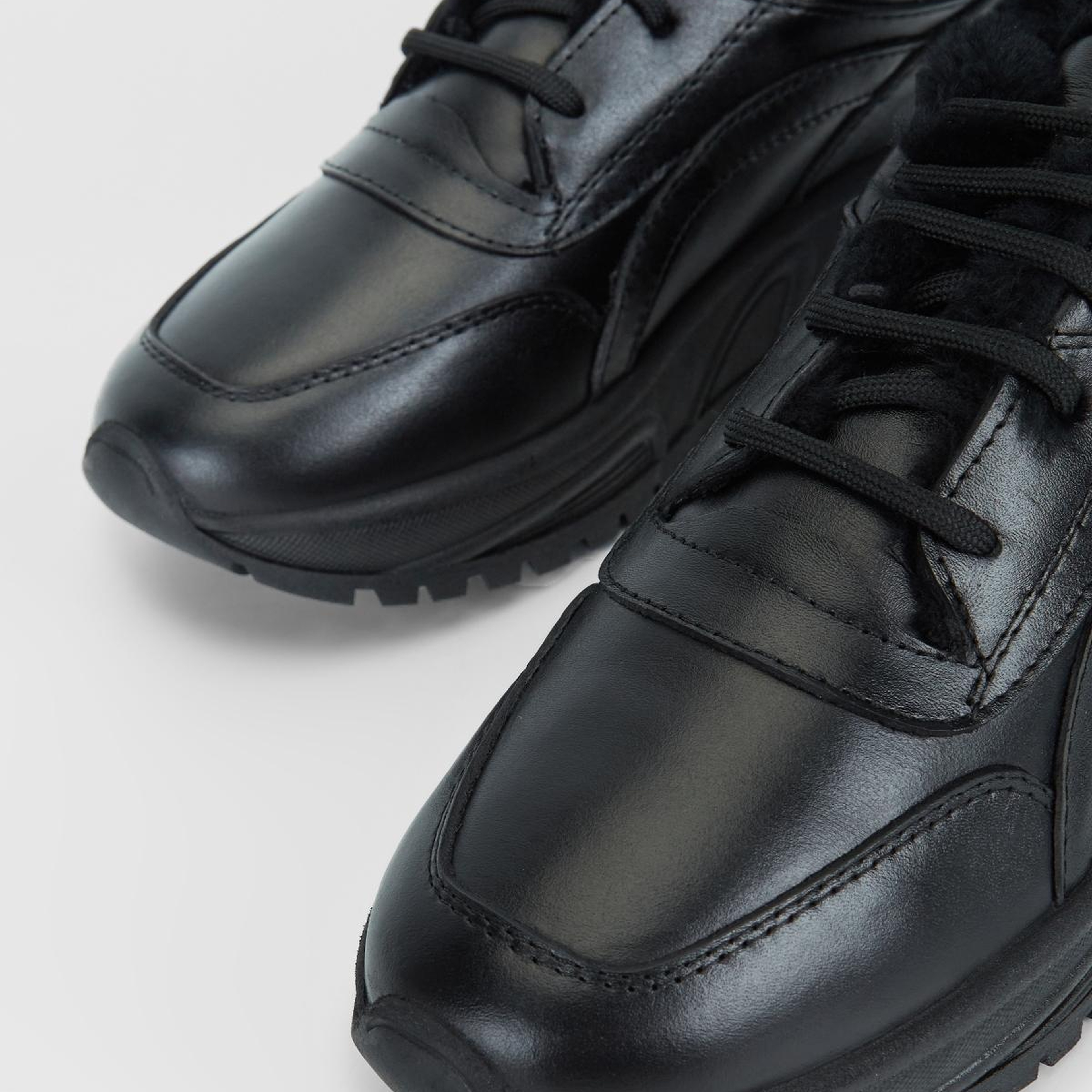 Valmenti Kadın Hakiki Deri Siyah Sneakers & Spor Ayakkabı