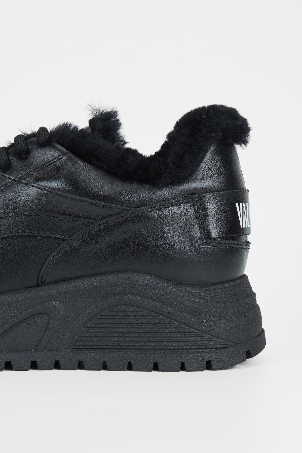 Valmenti Kadın Hakiki Deri Siyah Sneakers & Spor Ayakkabı