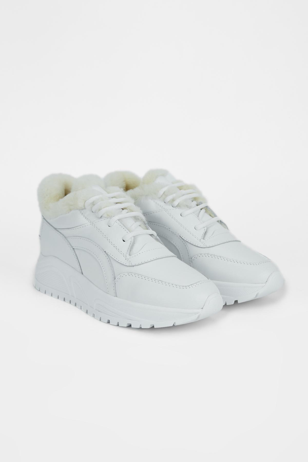 Valmenti Kadın Hakiki Deri Beyaz Sneakers & Spor Ayakkabı