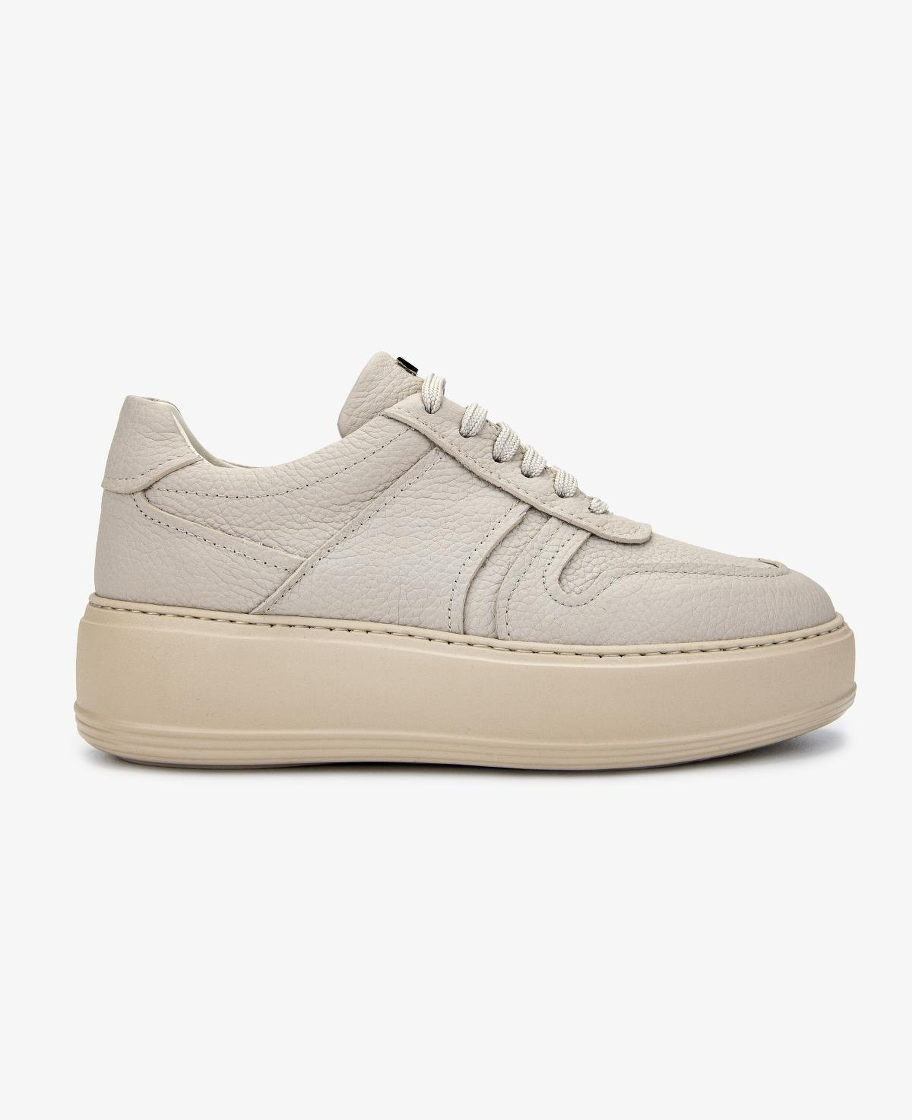 Valmenti Kadın Hakiki Deri Bej Floter Sneakers & Spor Ayakkabı