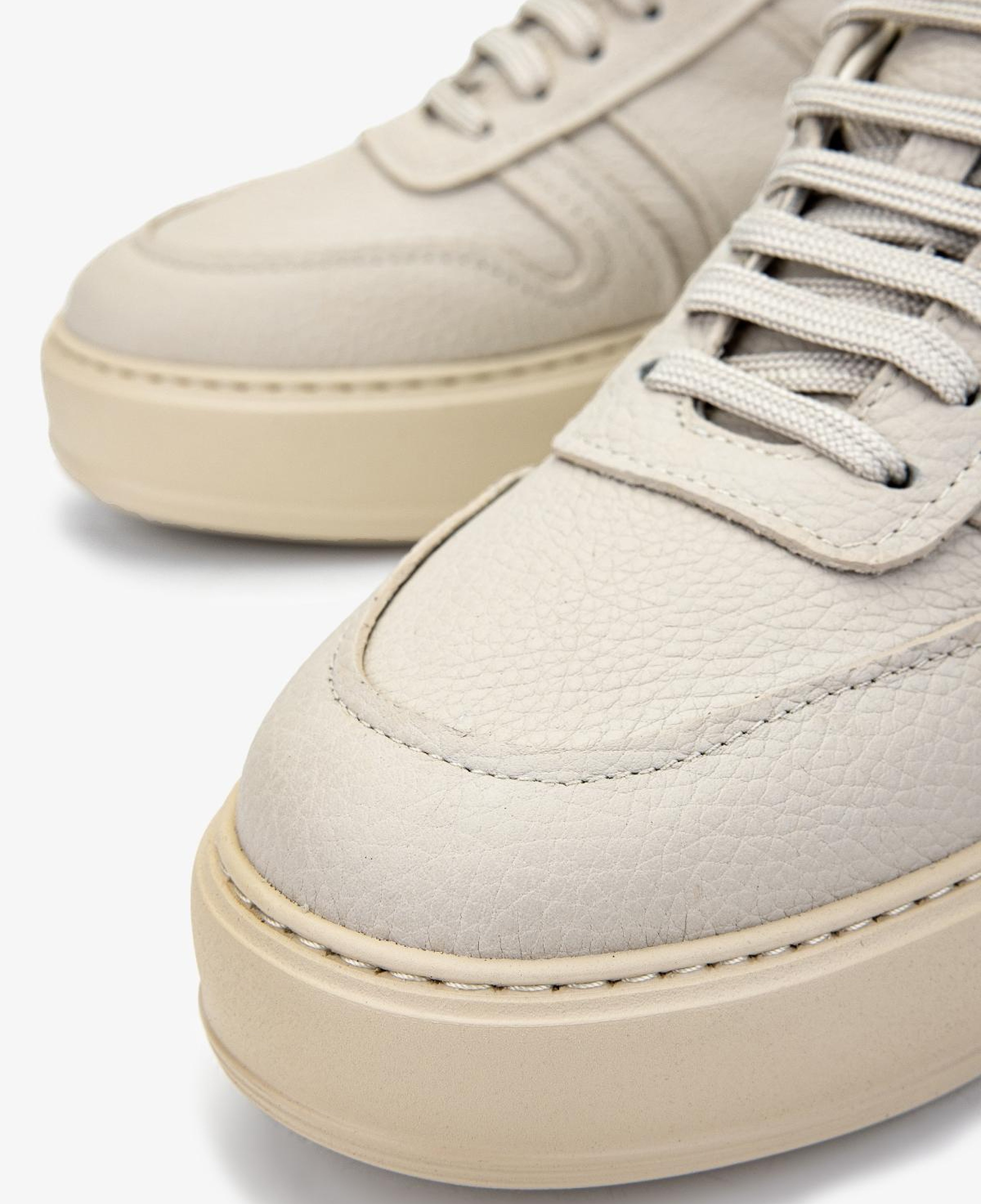 Valmenti Kadın Hakiki Deri Bej Floter Sneakers & Spor Ayakkabı