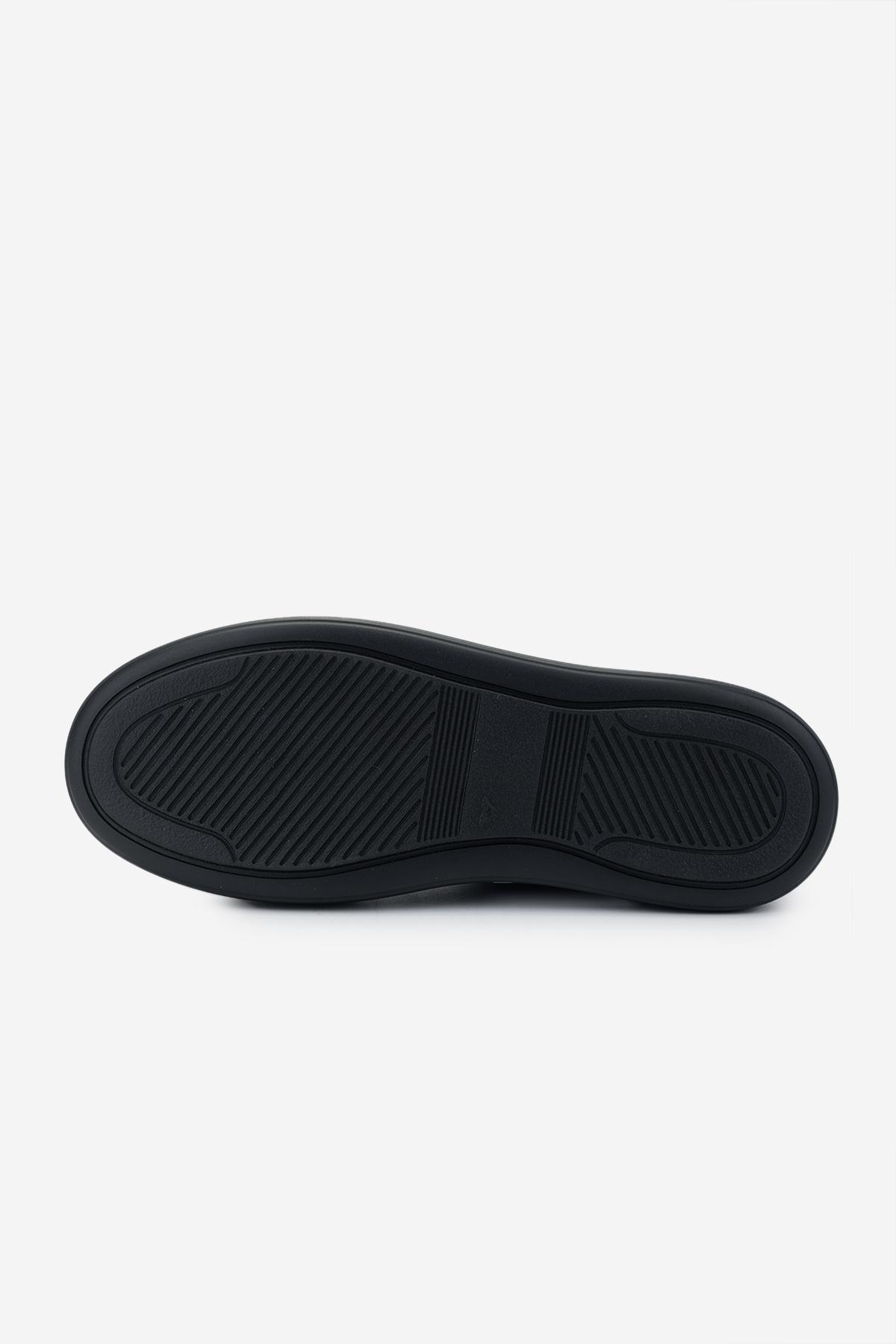 Valmenti Kadın Hakiki Deri Siyah Floter Sneakers & Spor Ayakkabı