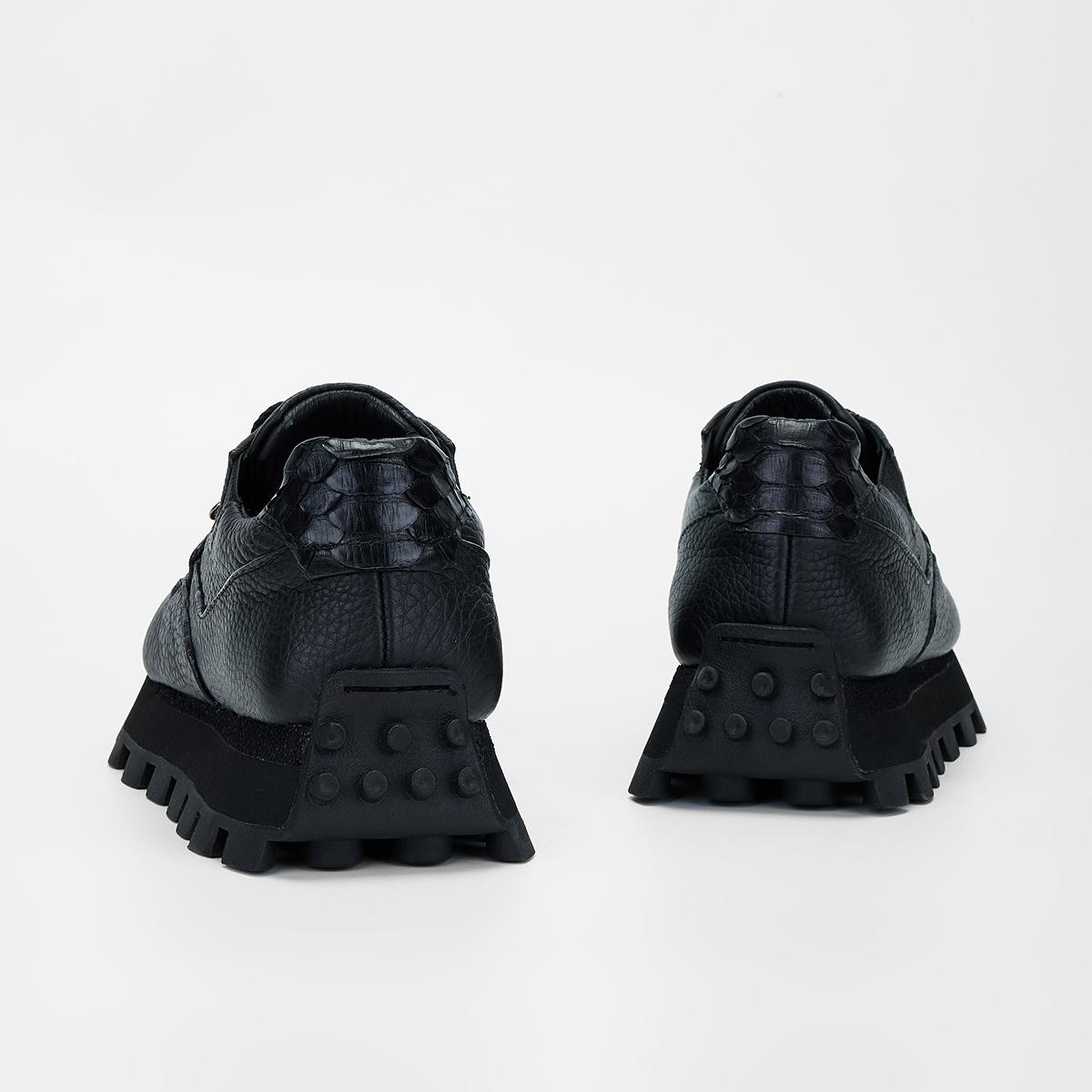 Valmenti Kadın Hakiki Deri Siyah Floter Sneakers & Spor Ayakkabı