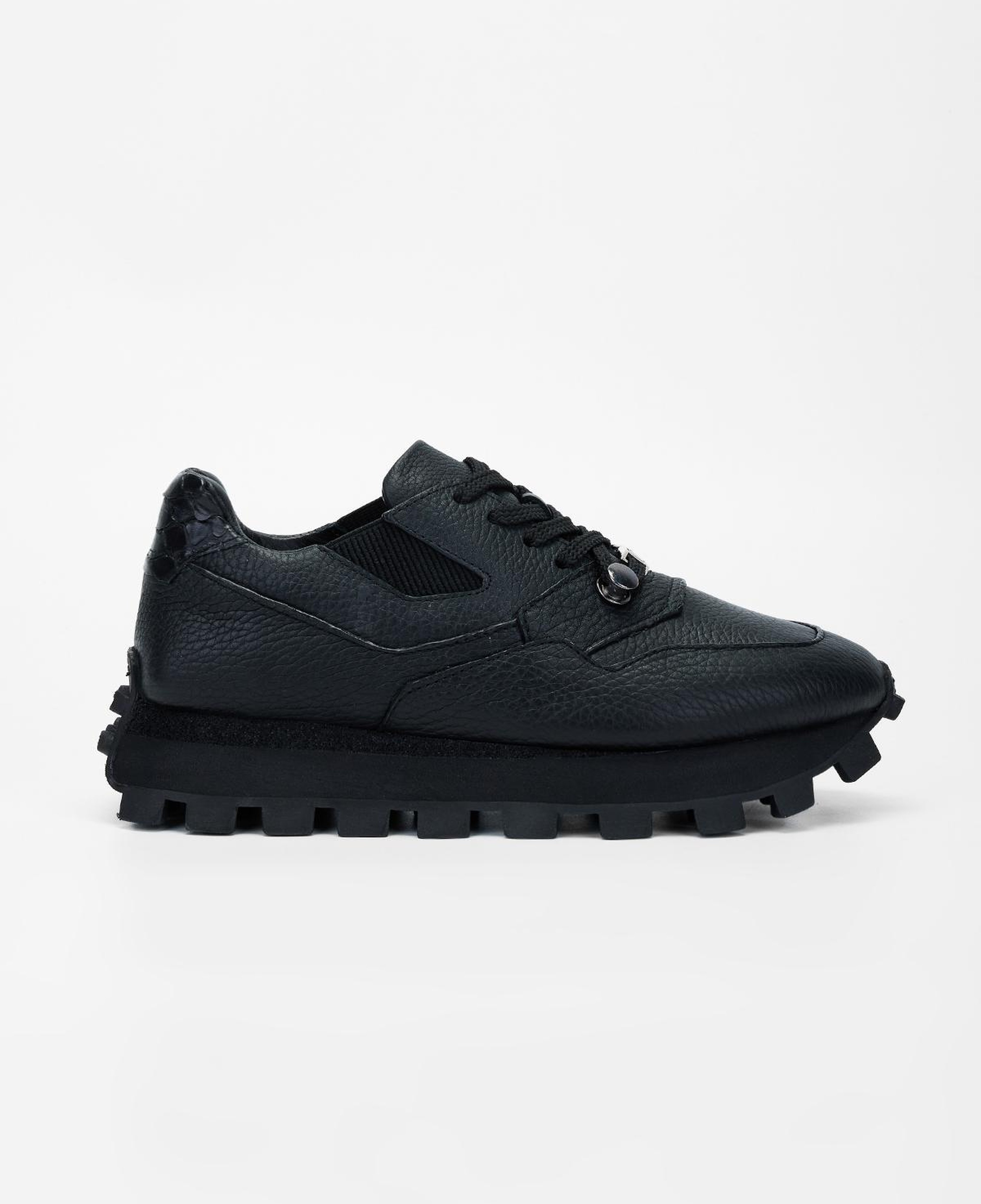 Valmenti Kadın Hakiki Deri Siyah Floter Sneakers & Spor Ayakkabı