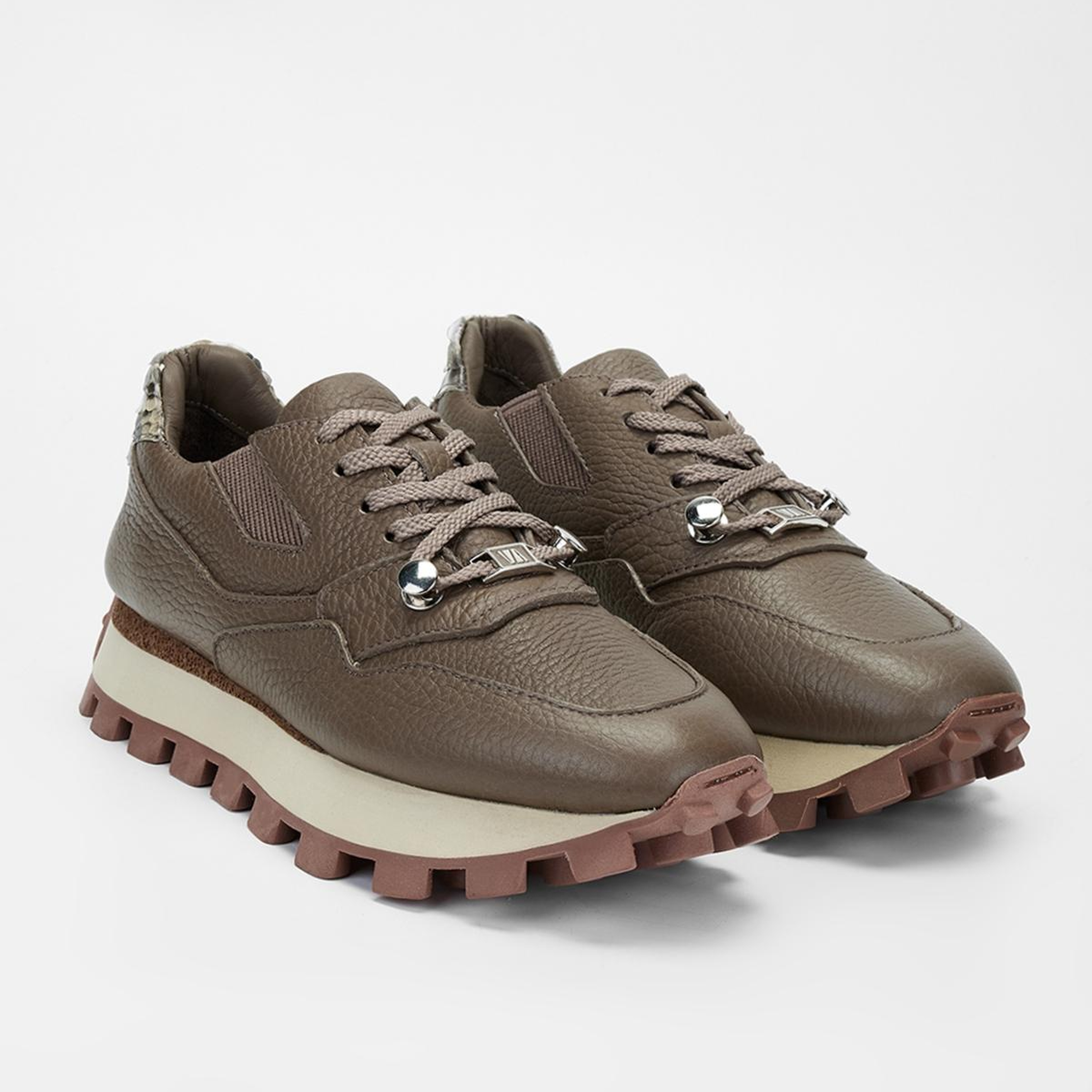 Valmenti Kadın Hakiki Deri Vizon Floter Sneakers & Spor Ayakkabı