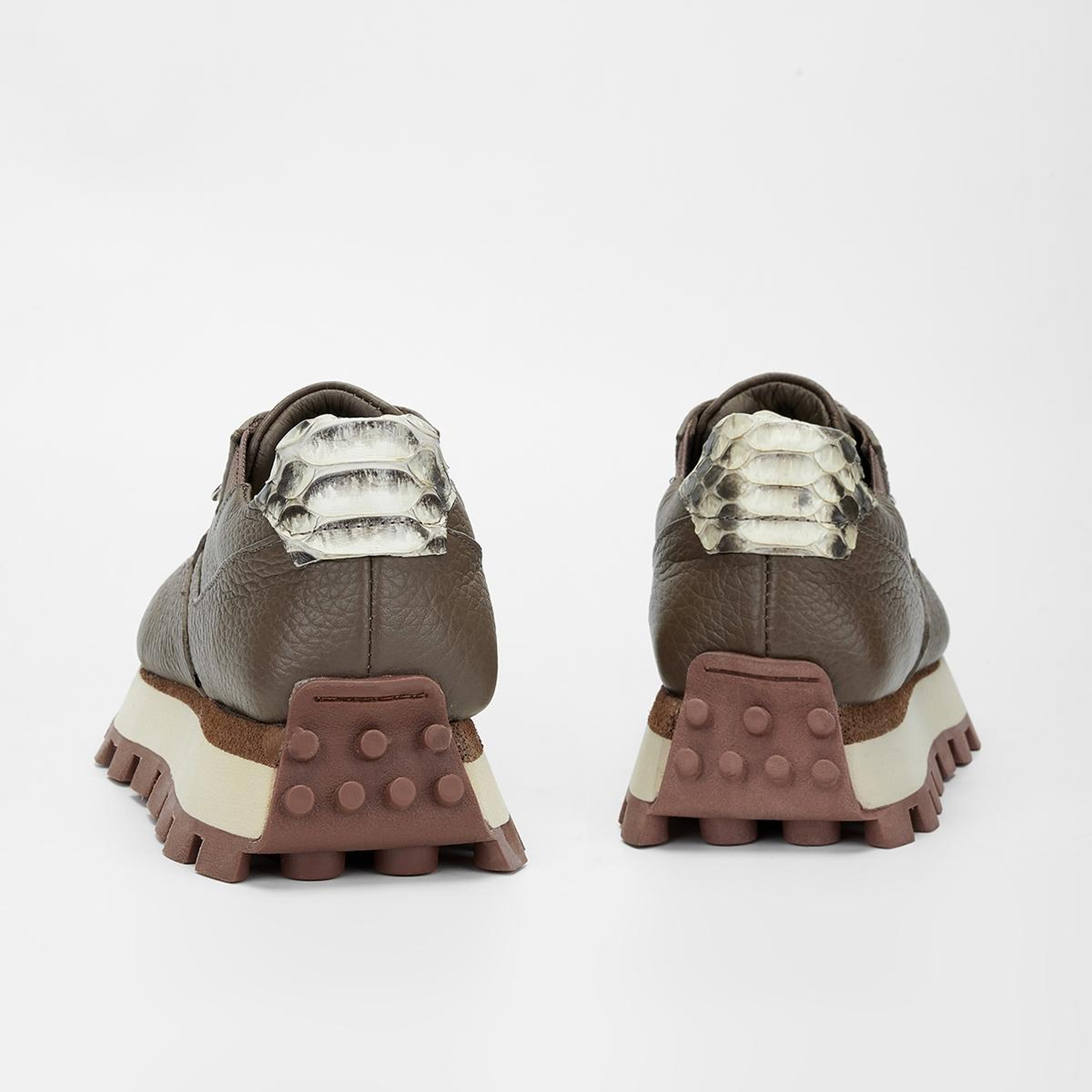 Valmenti Kadın Hakiki Deri Vizon Floter Sneakers & Spor Ayakkabı