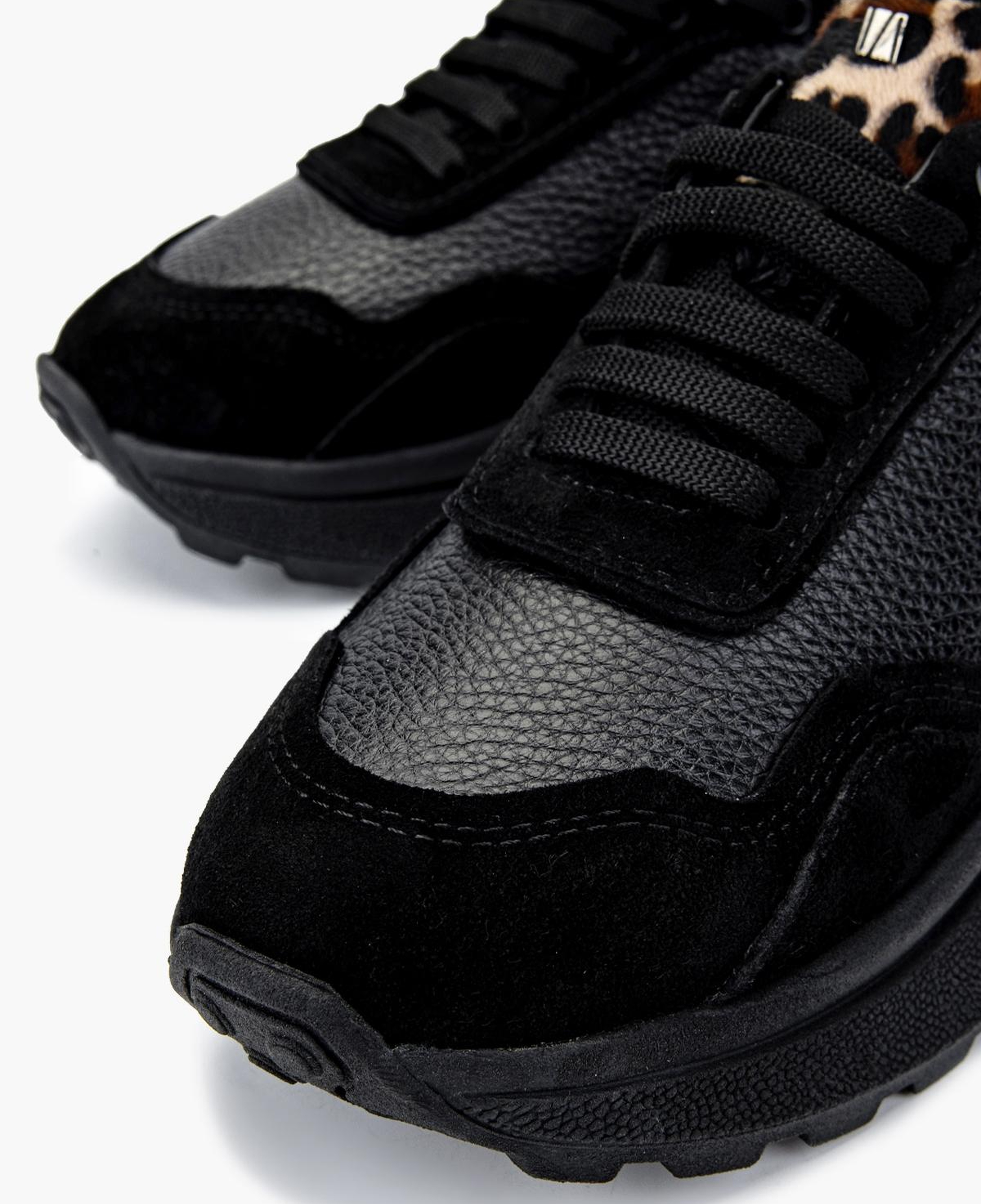 Valmenti Kadın Hakiki Deri Siyah Floter Sneakers & Spor Ayakkabı