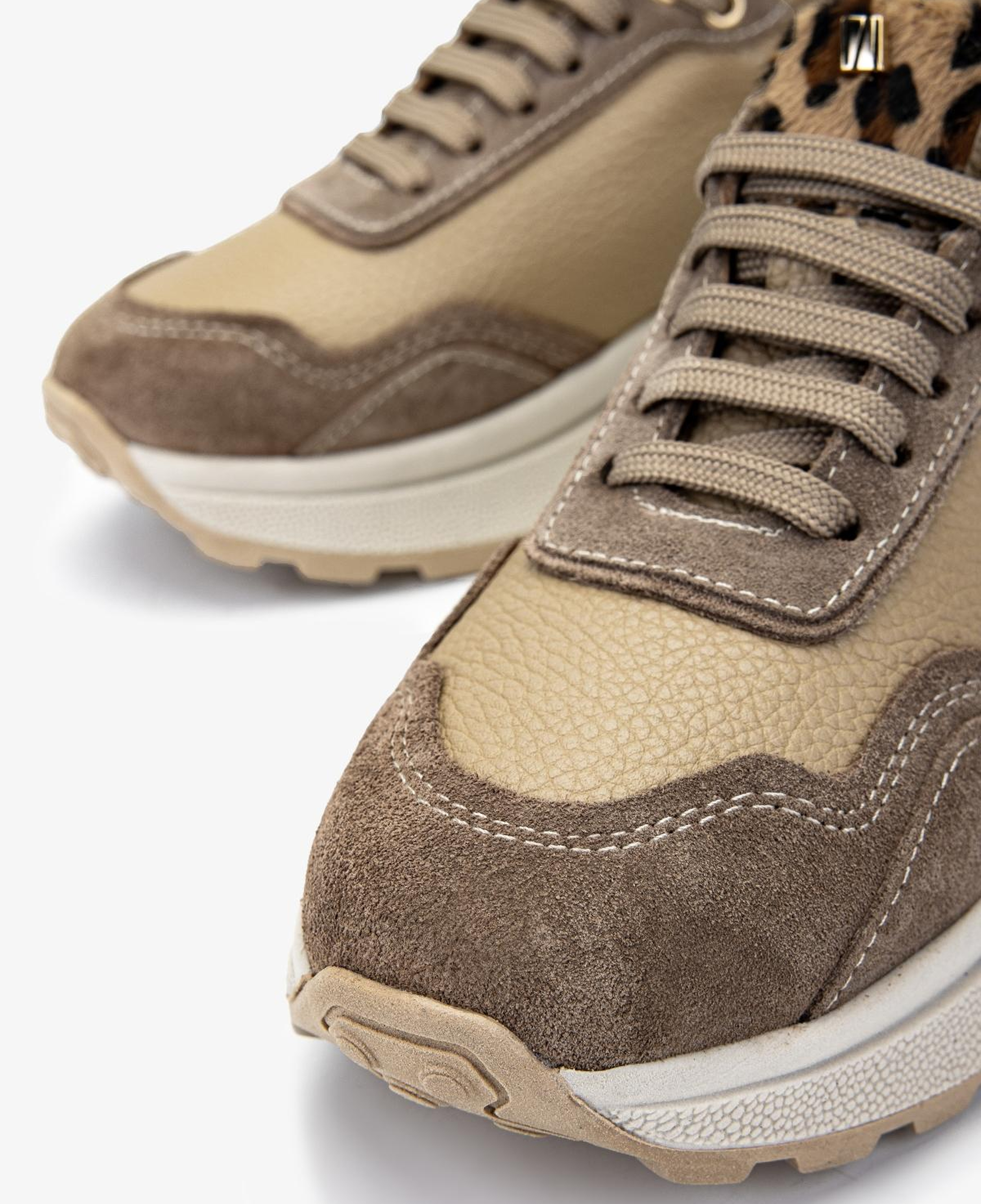 Valmenti Kadın Hakiki Deri Vizon Floter Sneakers & Spor Ayakkabı