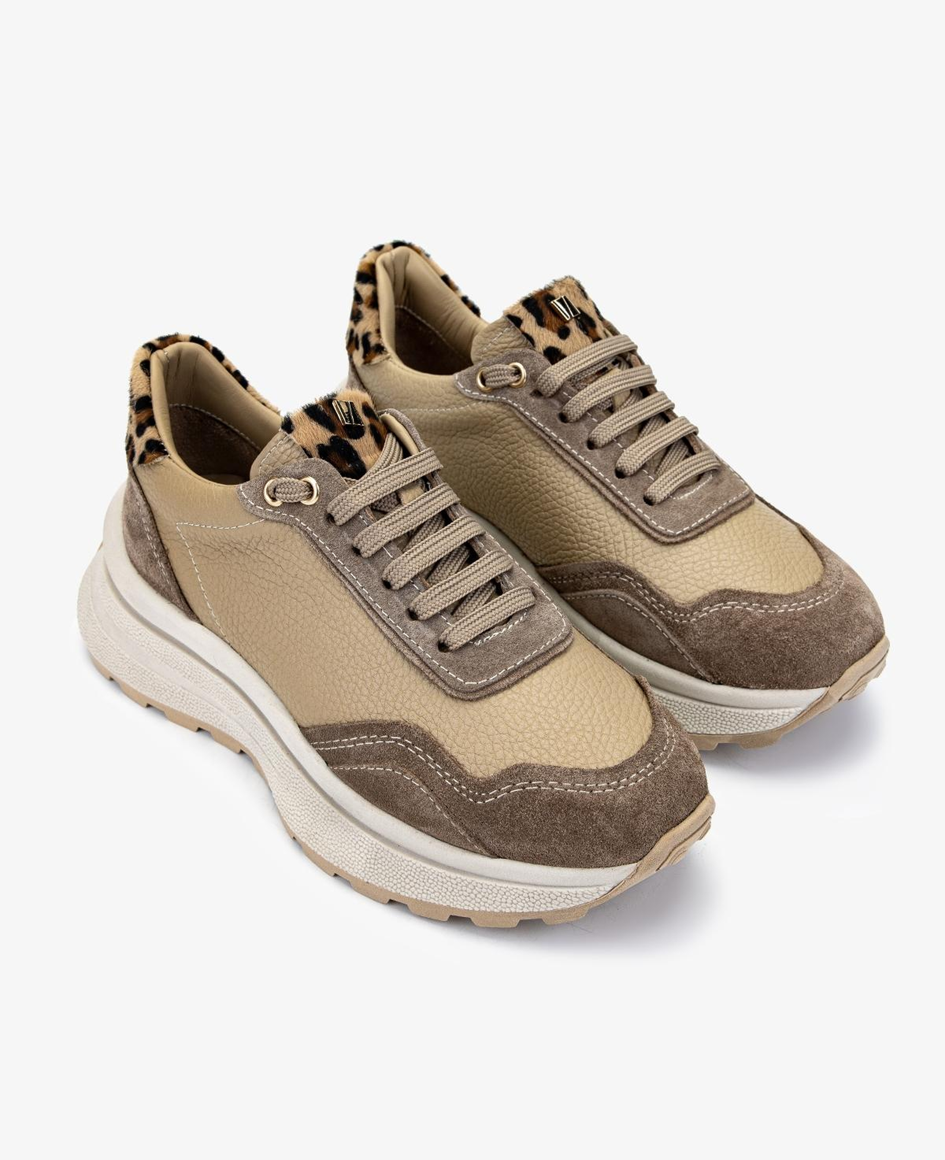 Valmenti Kadın Hakiki Deri Vizon Floter Sneakers & Spor Ayakkabı