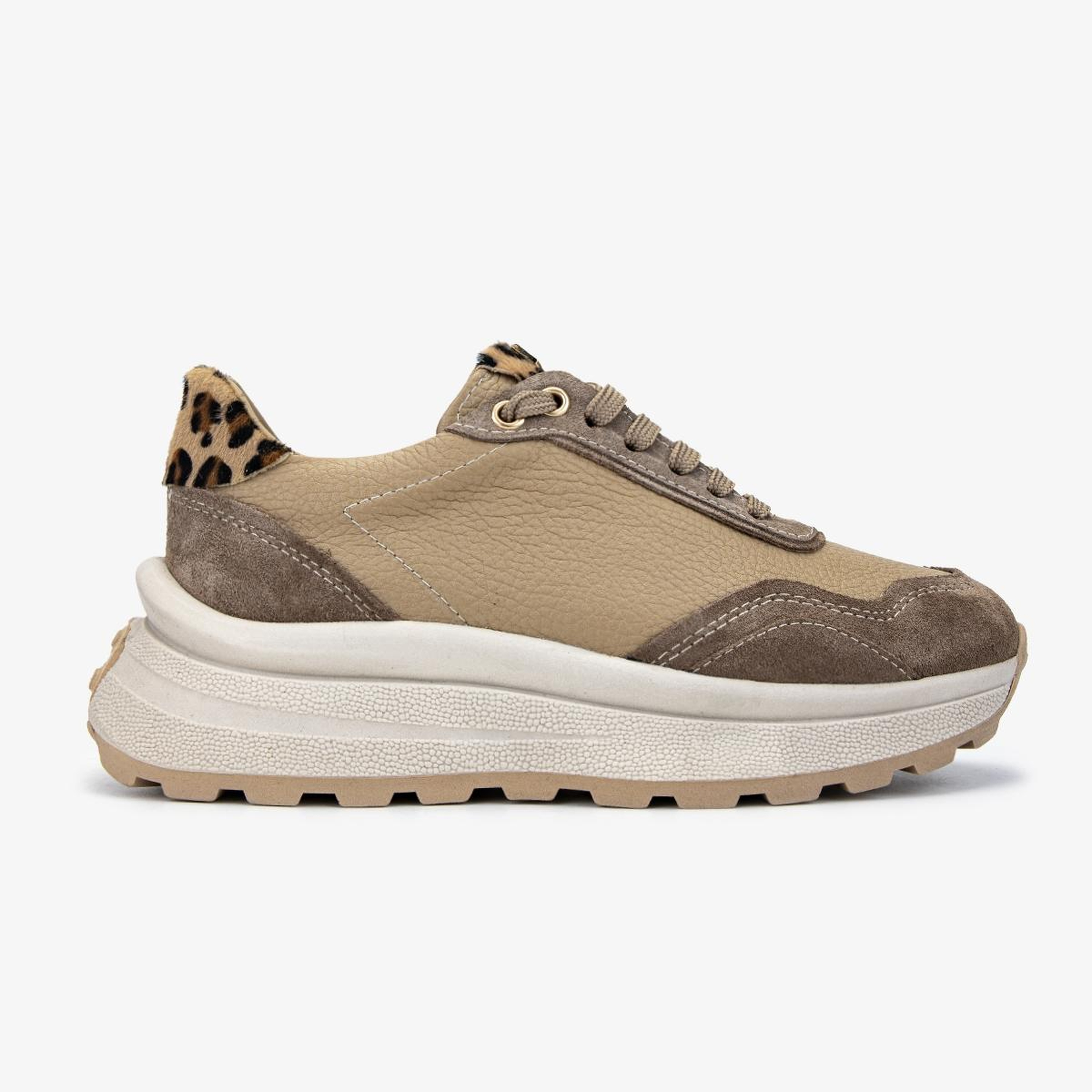 Valmenti Kadın Hakiki Deri Vizon Floter Sneakers & Spor Ayakkabı