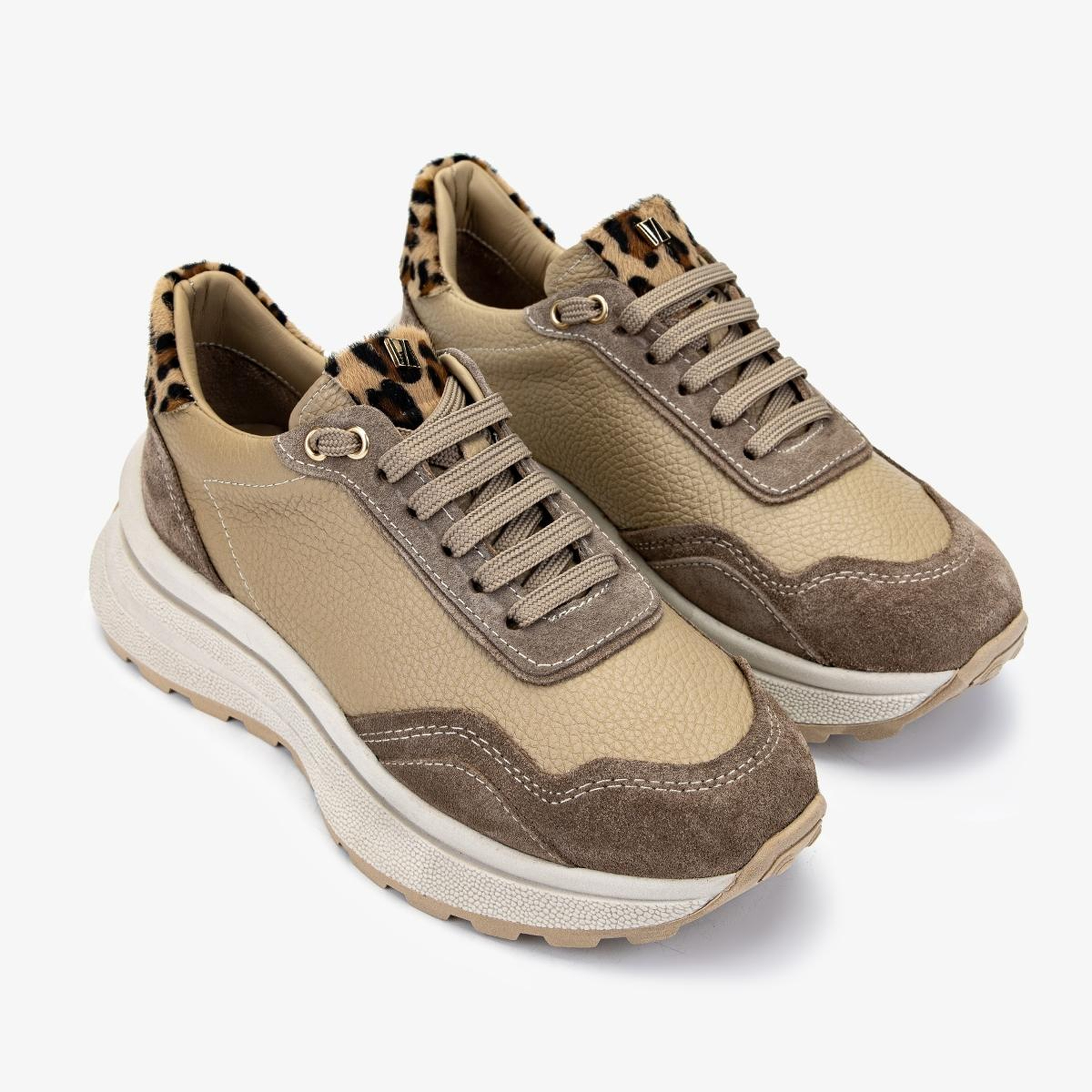 Valmenti Kadın Hakiki Deri Vizon Floter Sneakers & Spor Ayakkabı