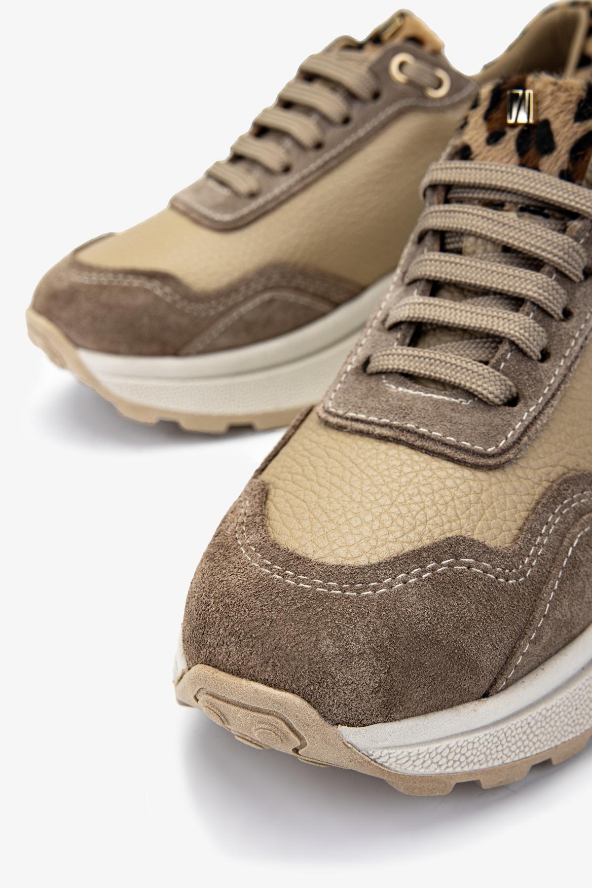 Valmenti Kadın Hakiki Deri Vizon Floter Sneakers & Spor Ayakkabı