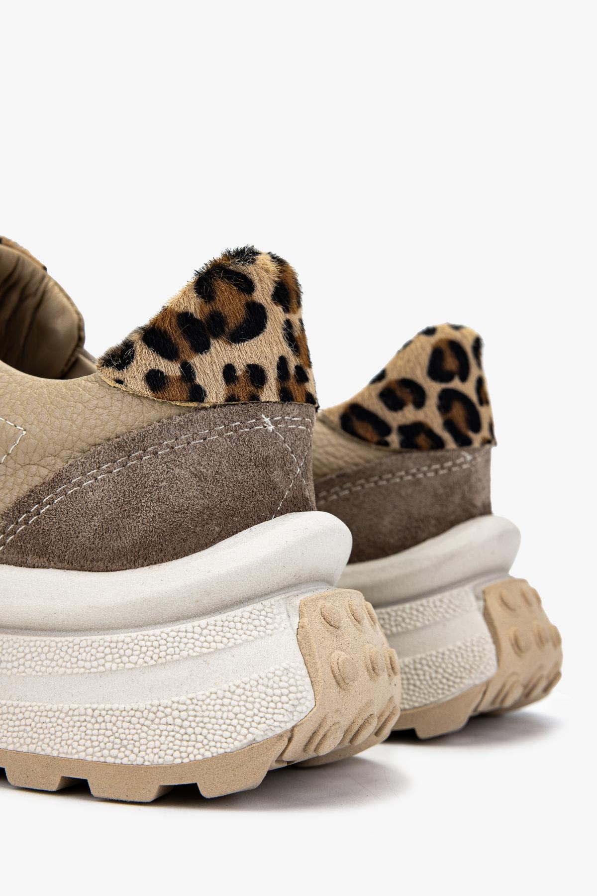 Valmenti Kadın Hakiki Deri Vizon Floter Sneakers & Spor Ayakkabı