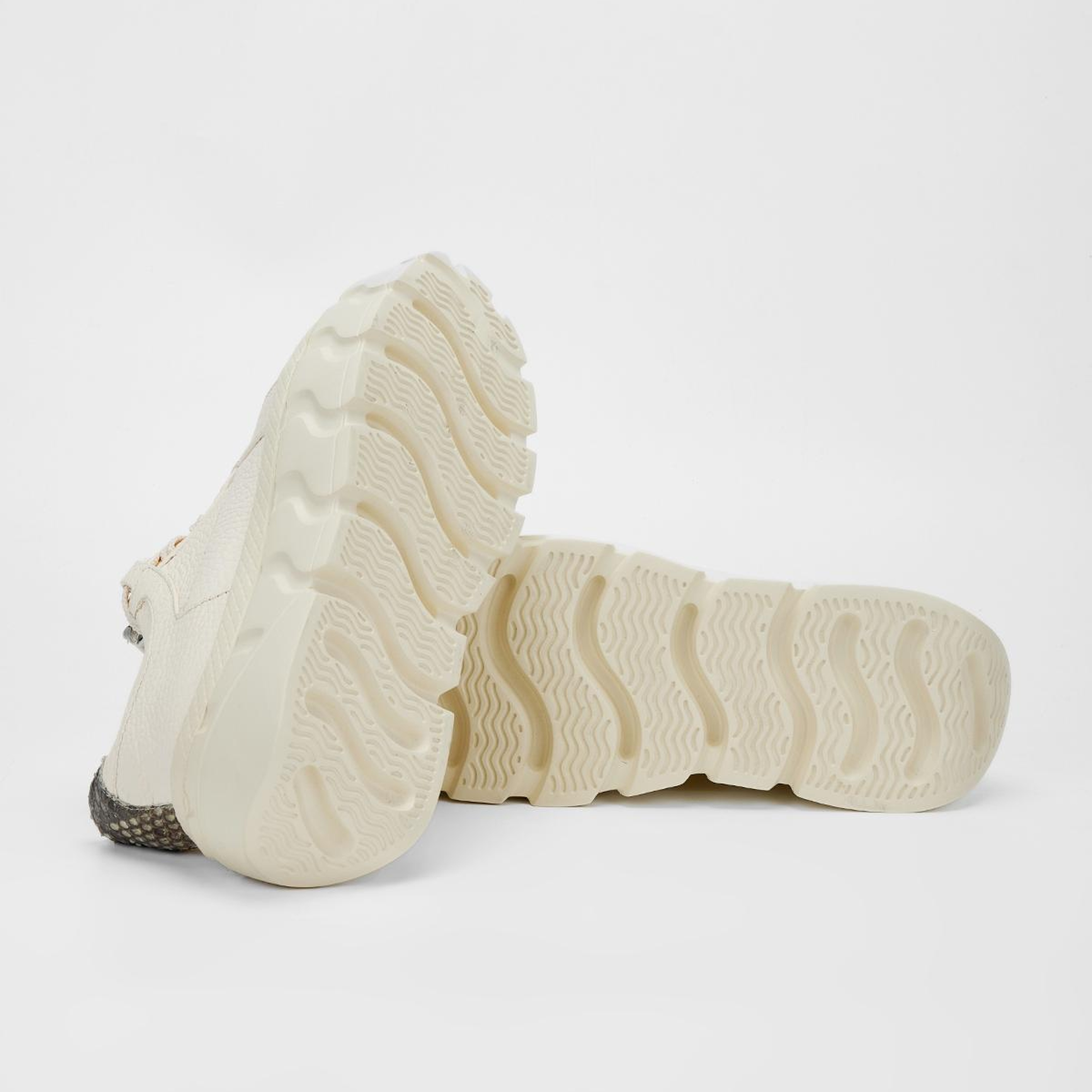 Valmenti Kadın Hakiki Deri Bej Floter Sneakers & Spor Ayakkabı