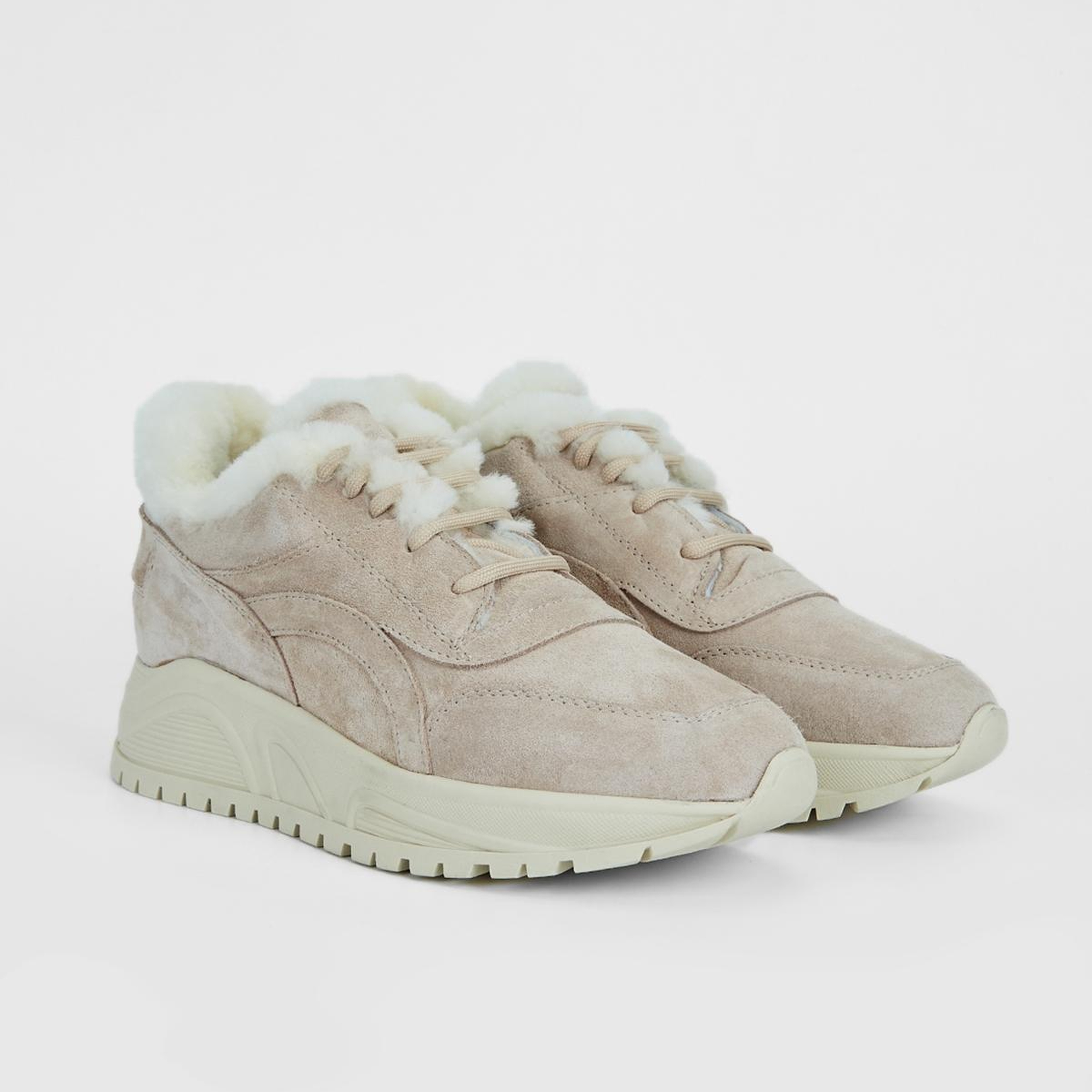 Valmenti Kadın Hakiki Deri Vizon Süet Sneakers & Spor Ayakkabı