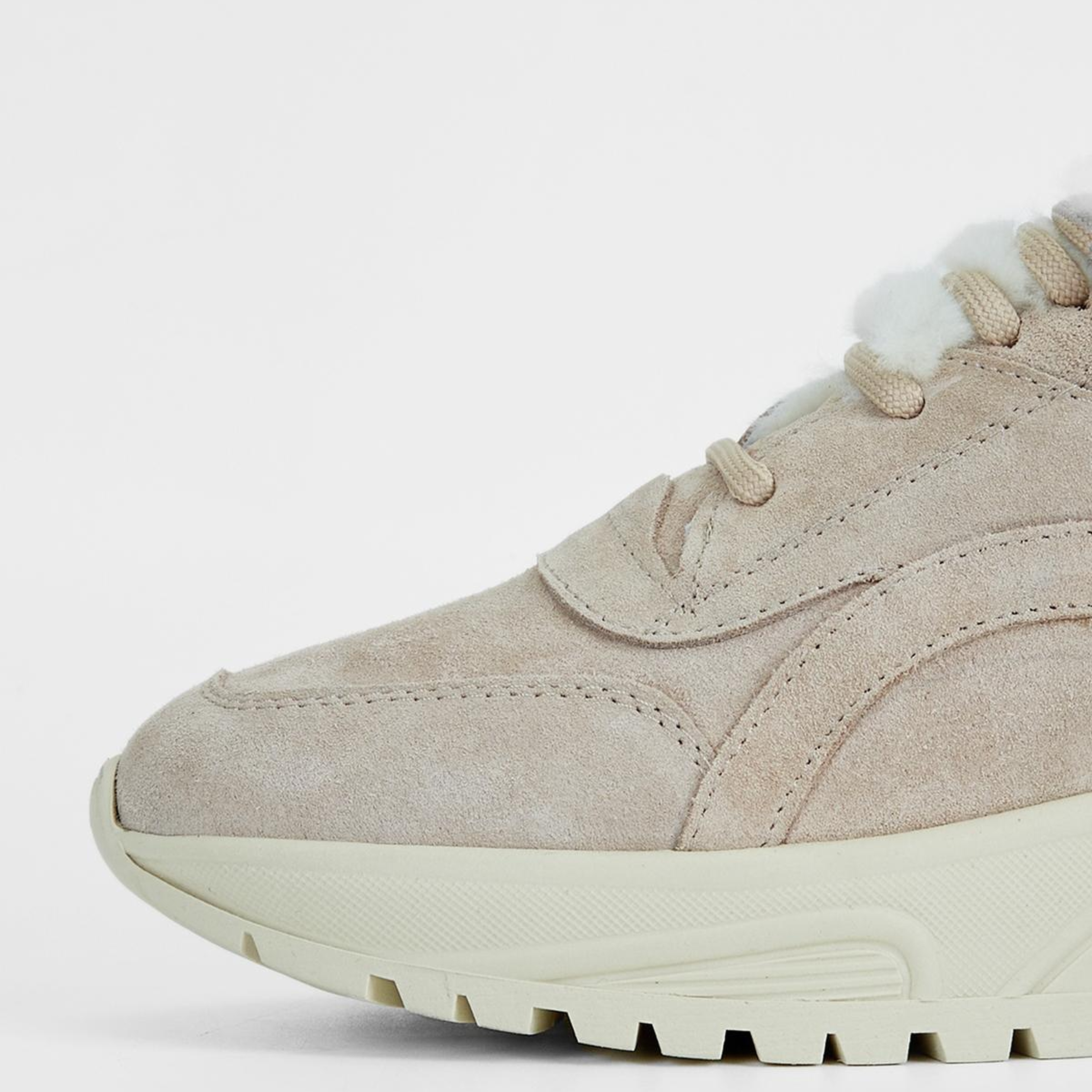 Valmenti Kadın Hakiki Deri Vizon Süet Sneakers & Spor Ayakkabı