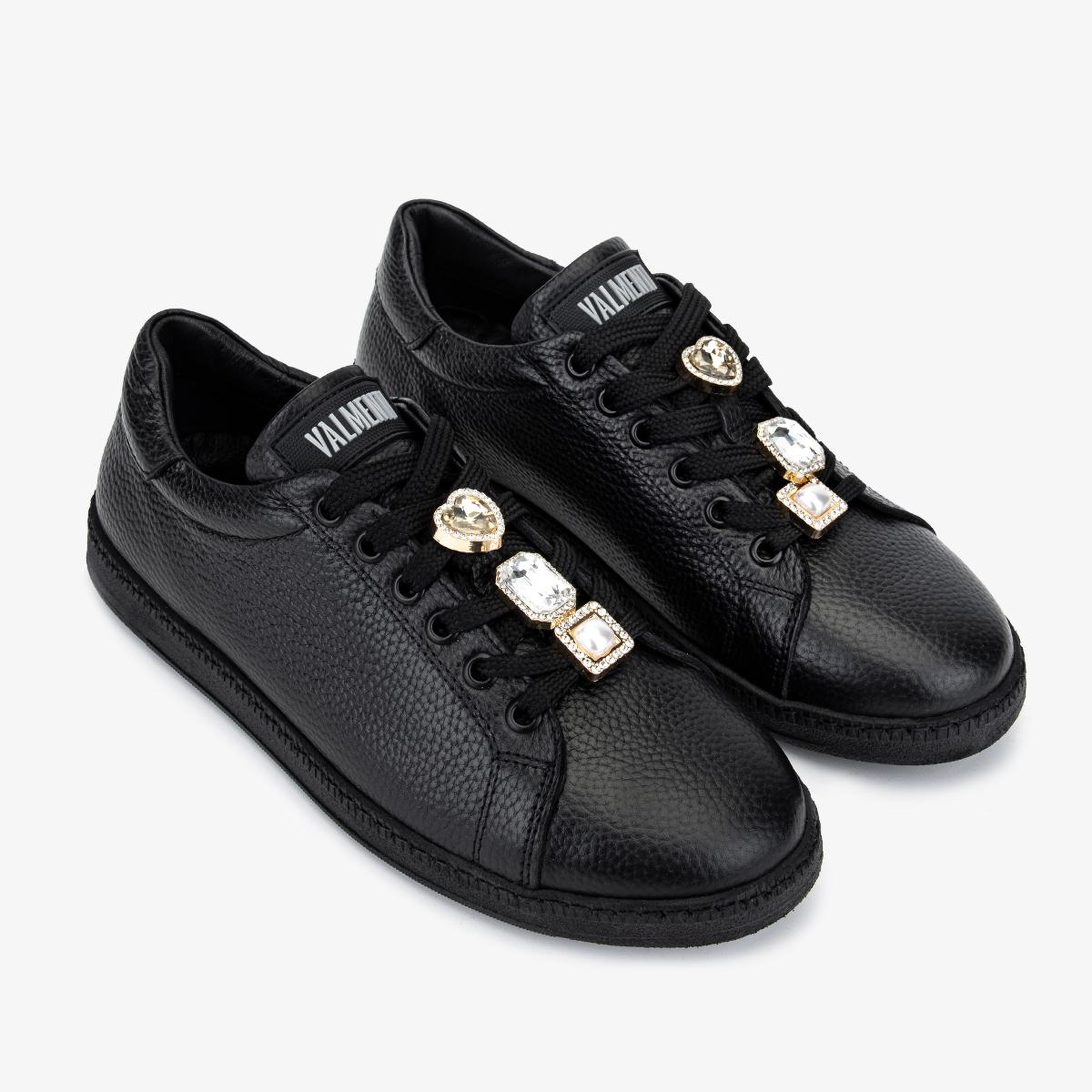 Valmenti Kadın Hakiki Deri Siyah Floter Sneakers & Spor Ayakkabı