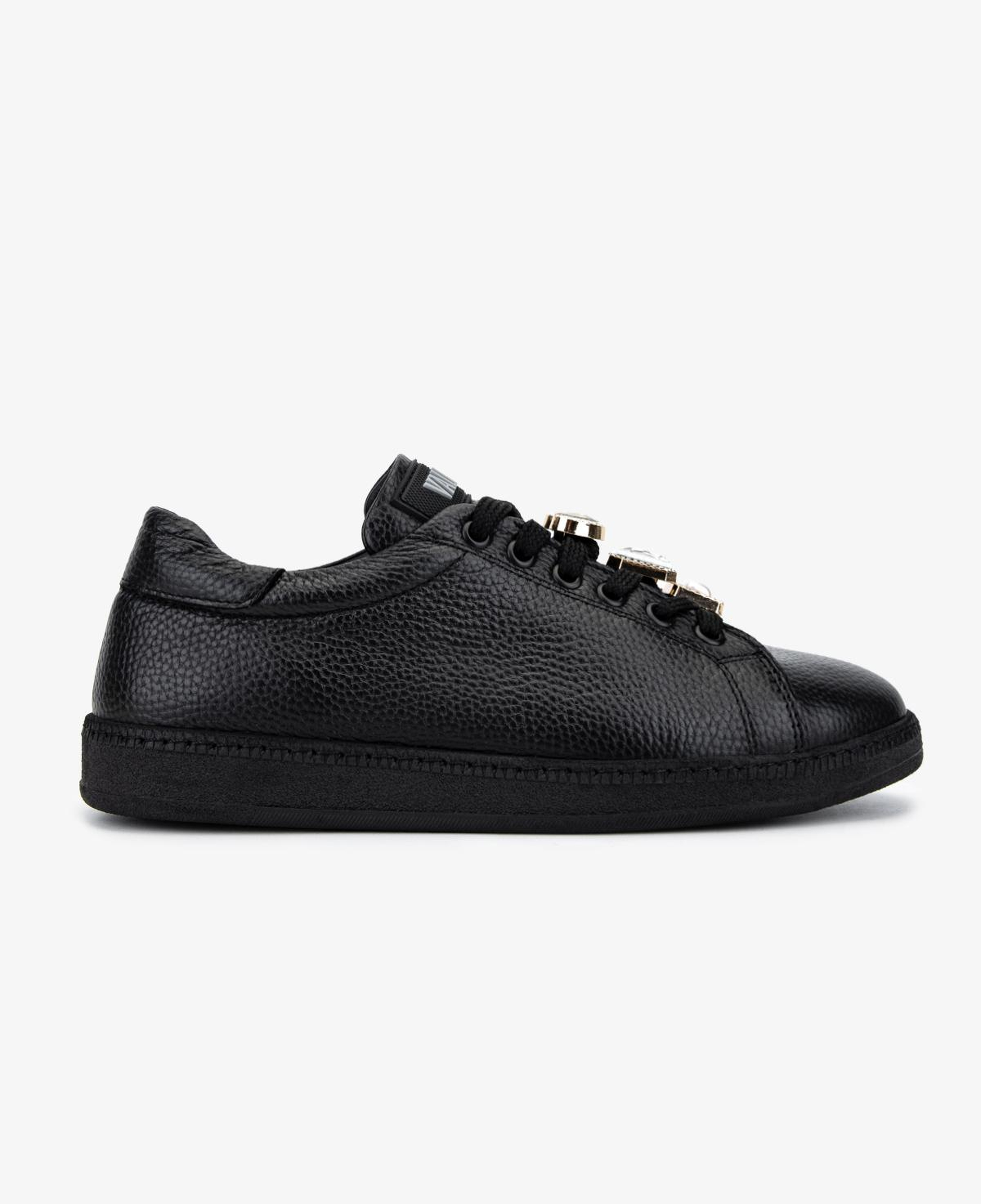 Valmenti Kadın Hakiki Deri Siyah Floter Sneakers & Spor Ayakkabı