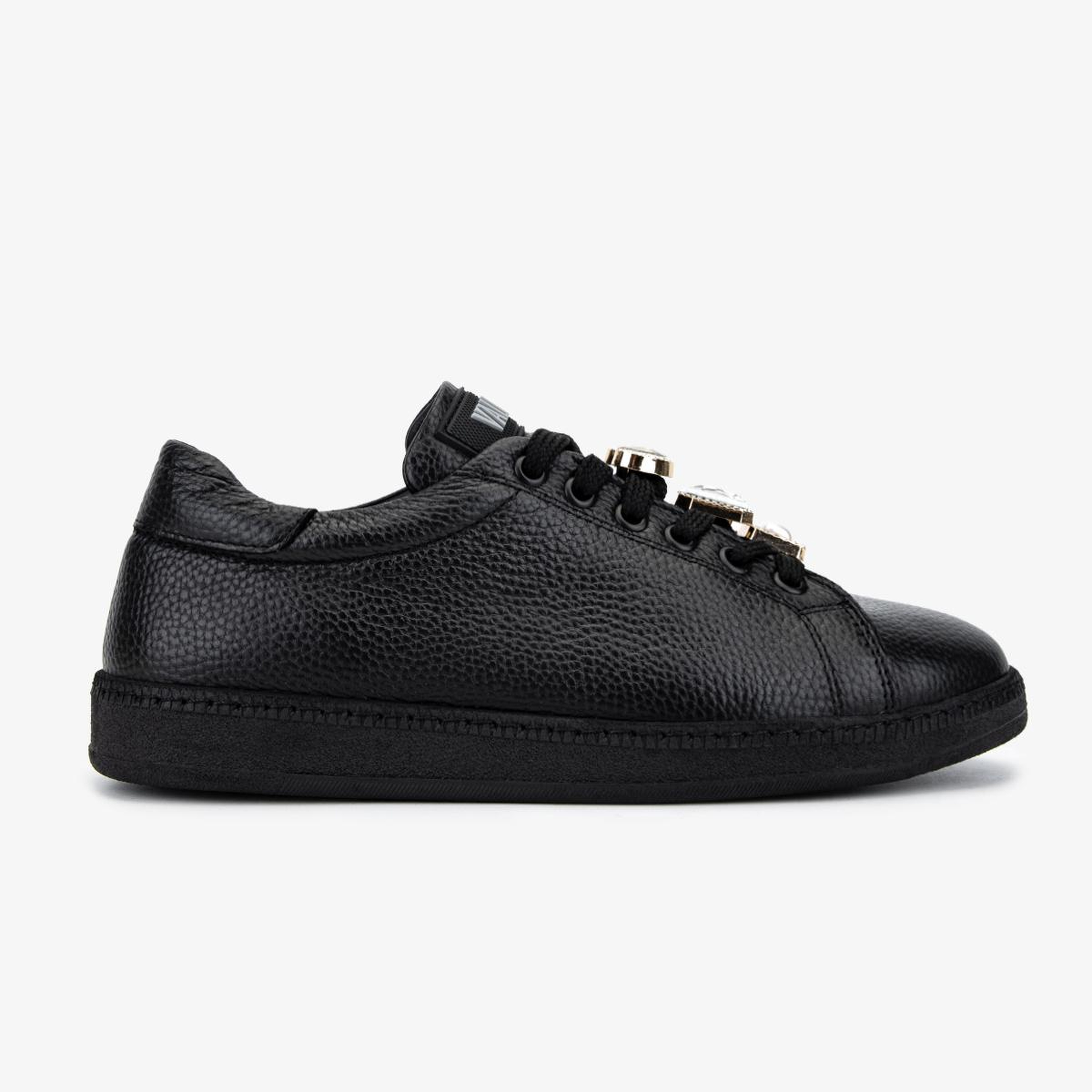 Valmenti Kadın Hakiki Deri Siyah Floter Sneakers & Spor Ayakkabı