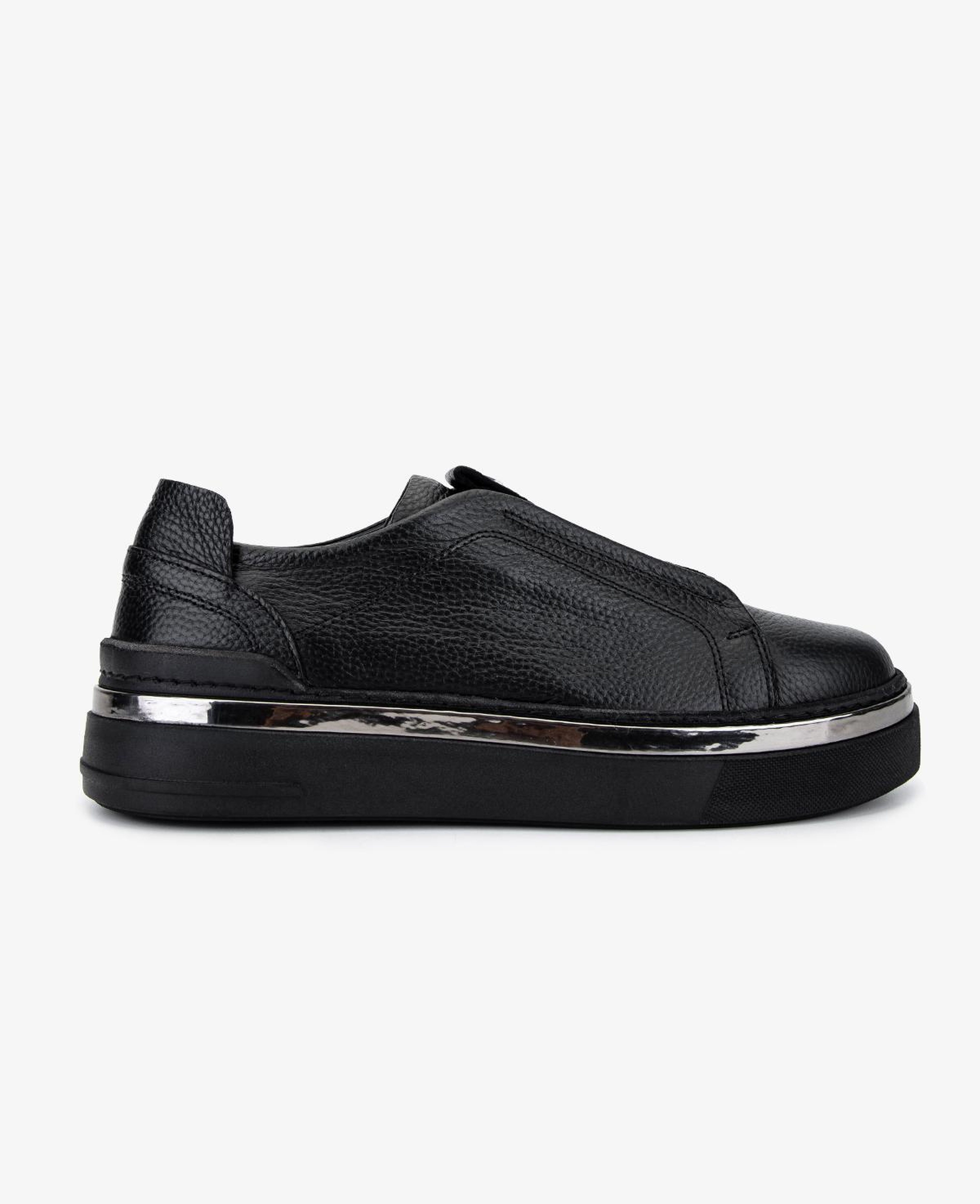 Valmenti Kadın Hakiki Deri Siyah Floter Sneakers & Spor Ayakkabı