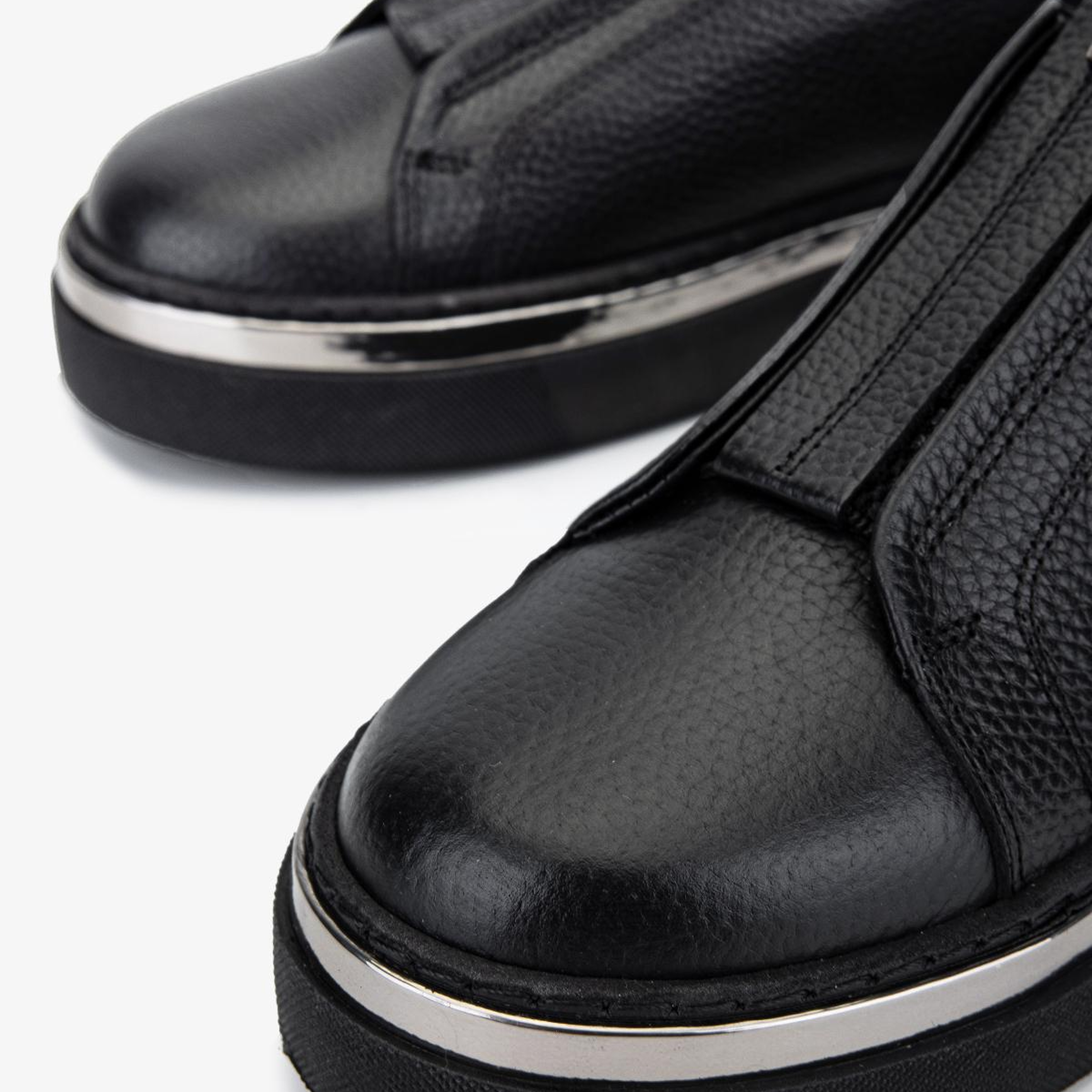 Valmenti Kadın Hakiki Deri Siyah Floter Sneakers & Spor Ayakkabı