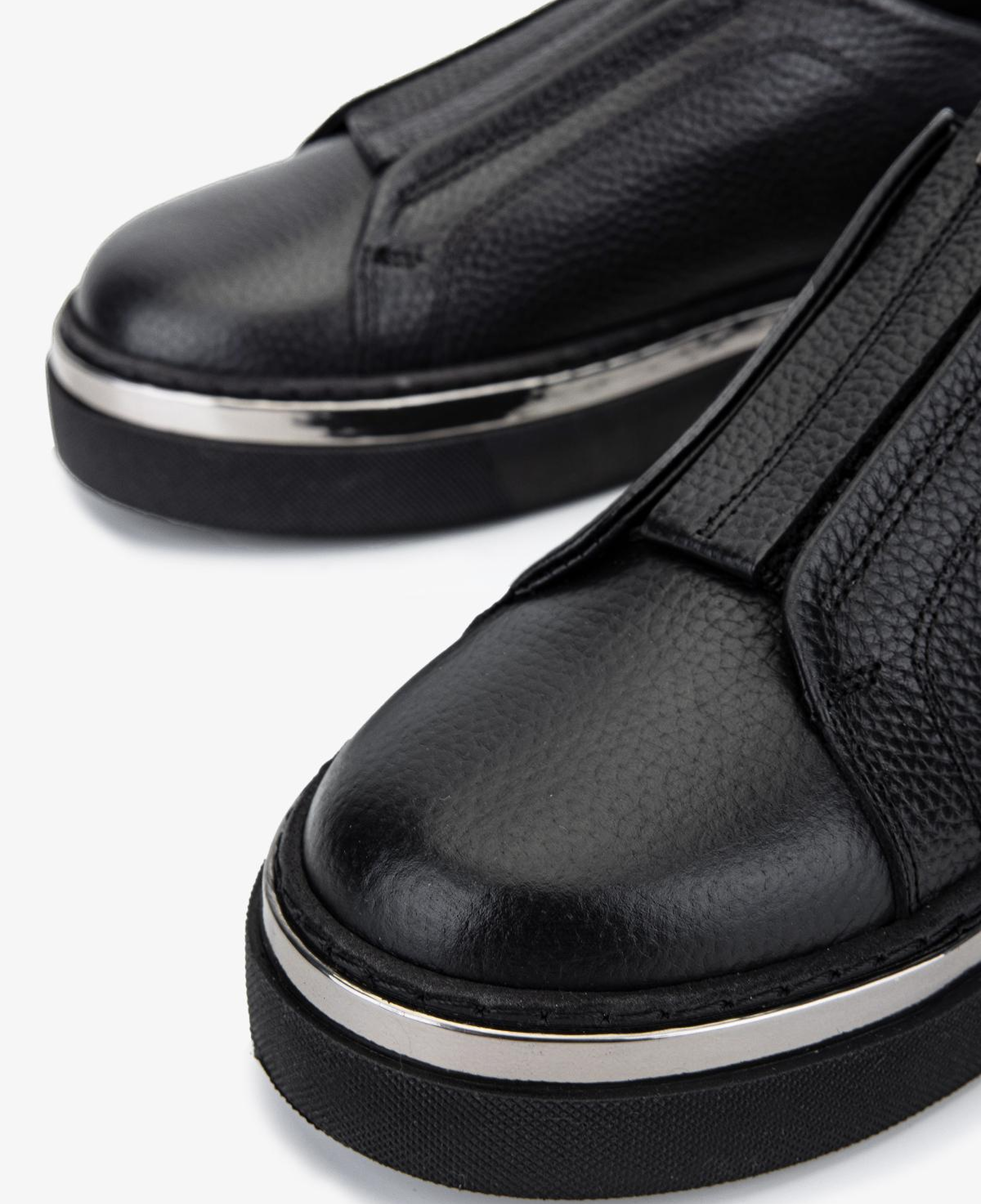 Valmenti Kadın Hakiki Deri Siyah Floter Sneakers & Spor Ayakkabı