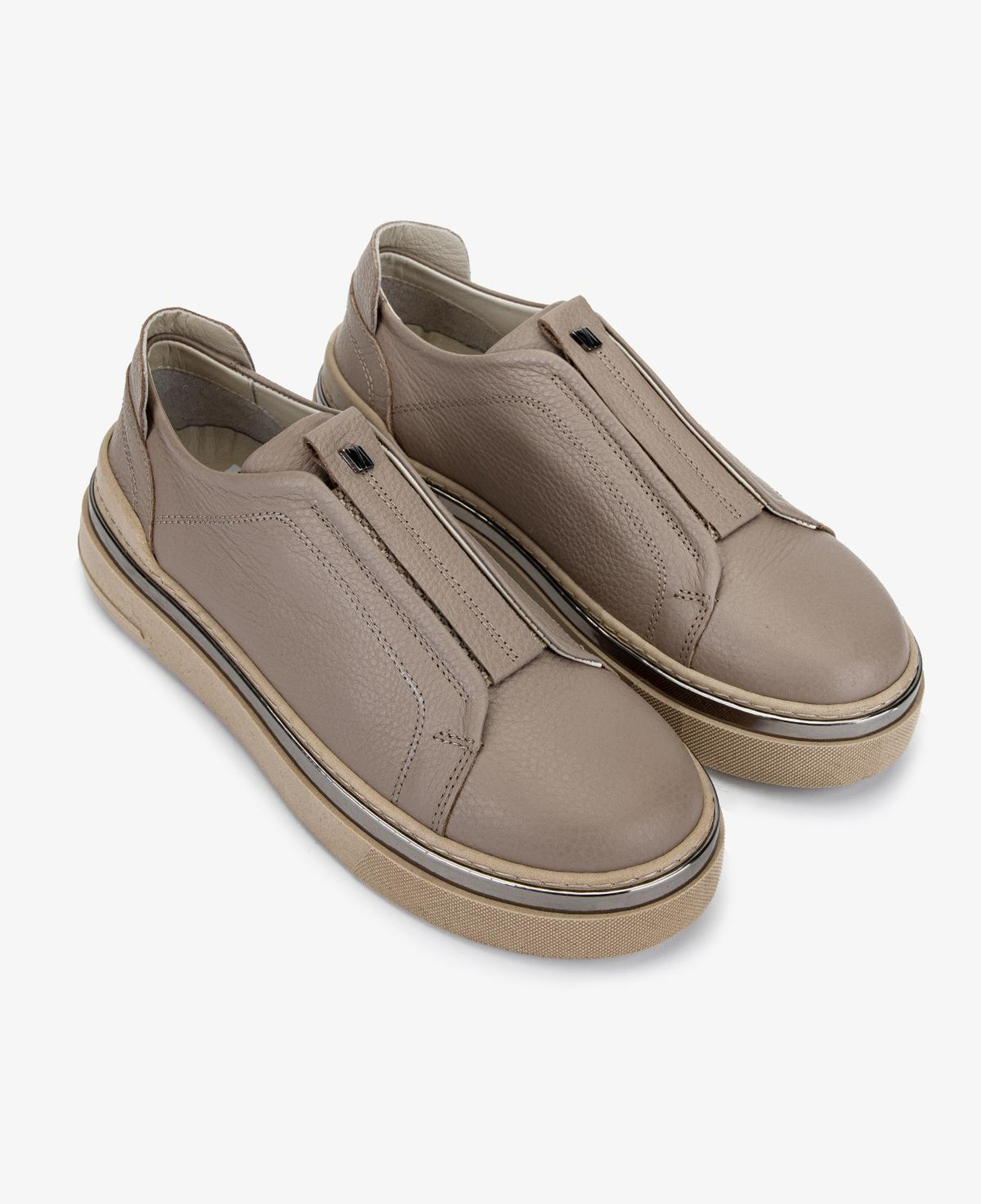 Valmenti Kadın Hakiki Deri Vizon Floter Sneakers & Spor Ayakkabı