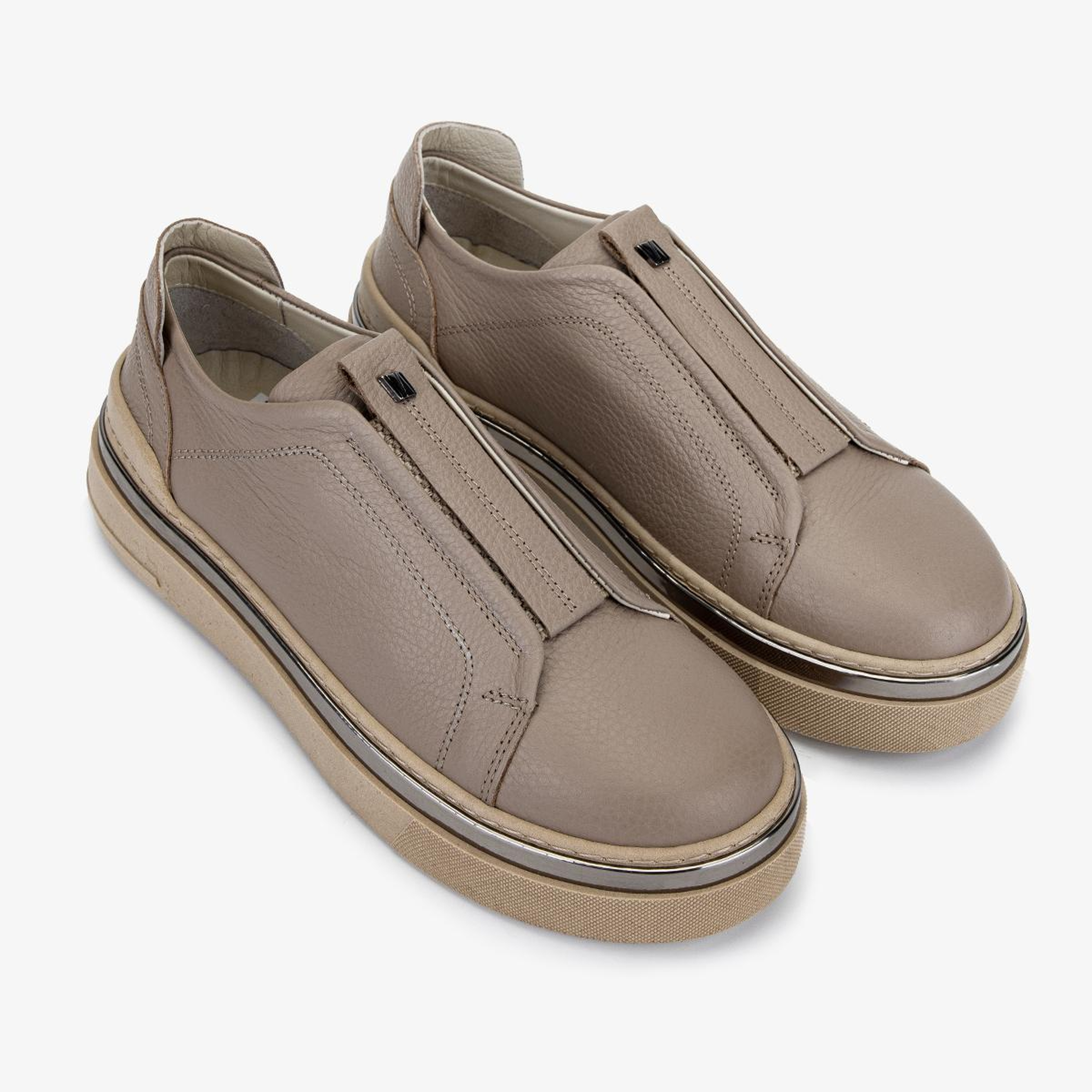 Valmenti Kadın Hakiki Deri Vizon Floter Sneakers & Spor Ayakkabı