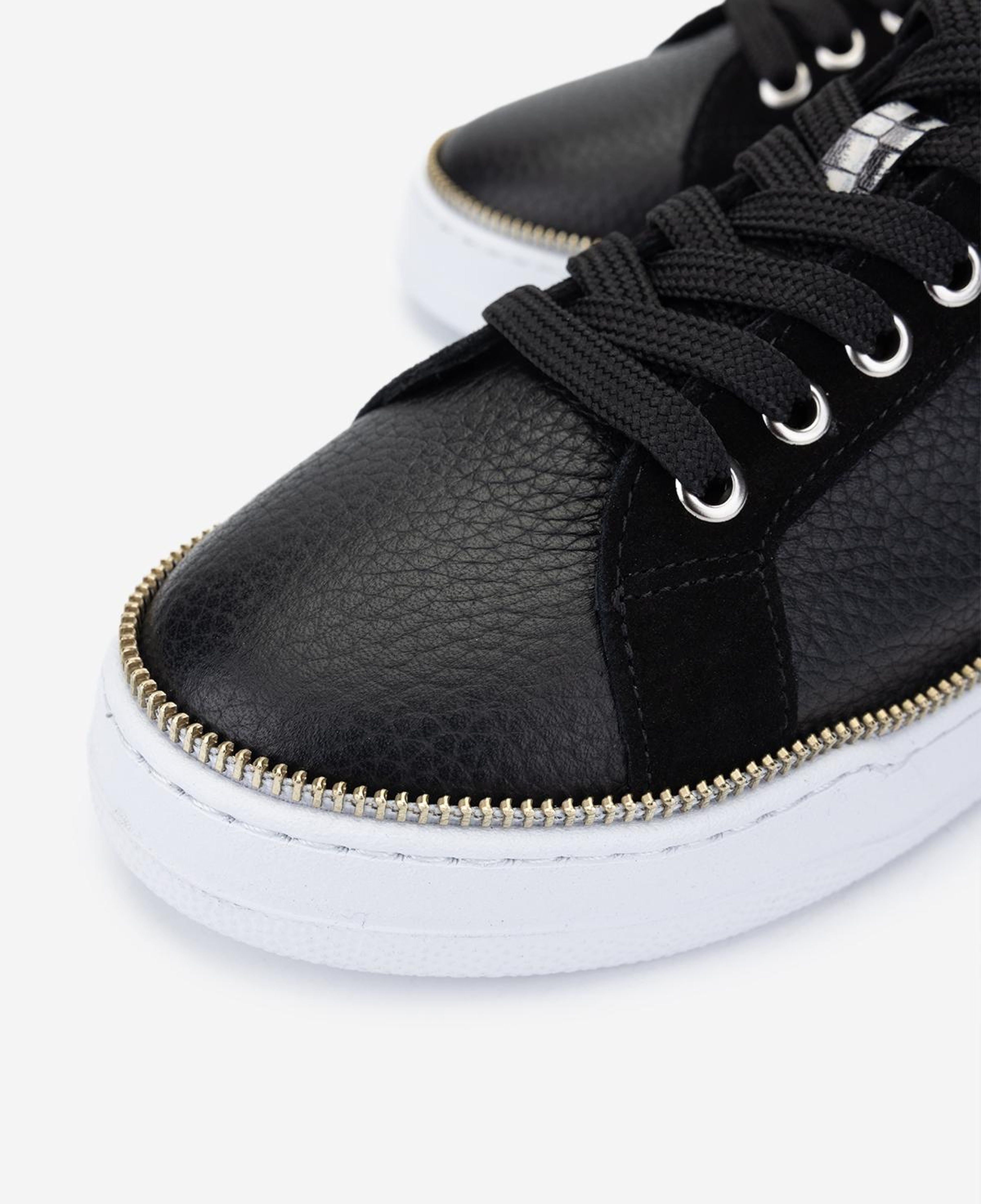 Valmenti Kadın Hakiki Deri Siyah Floter Sneakers & Spor Ayakkabı