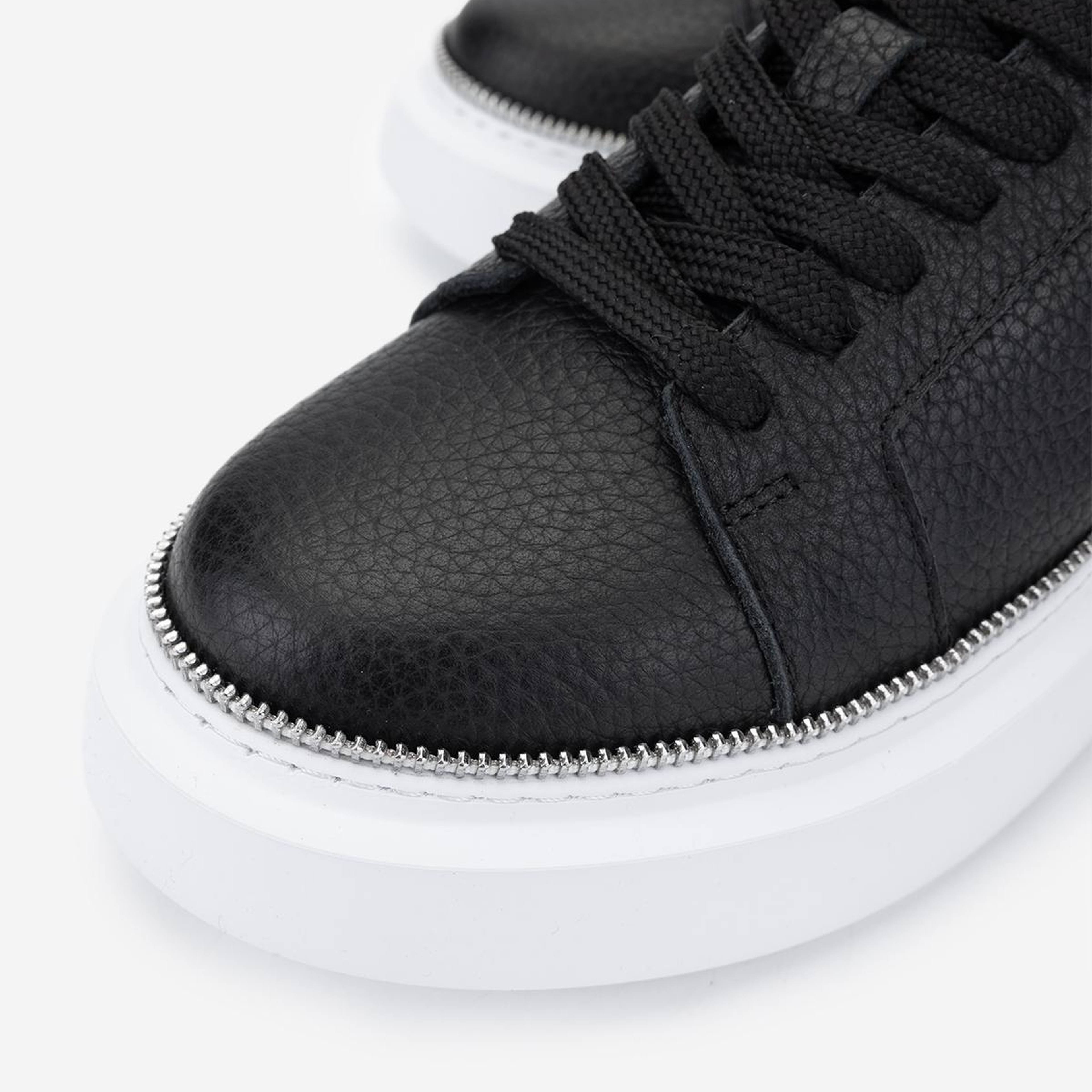 Valmenti Kadın Hakiki Deri Siyah Floter Sneakers & Spor Ayakkabı