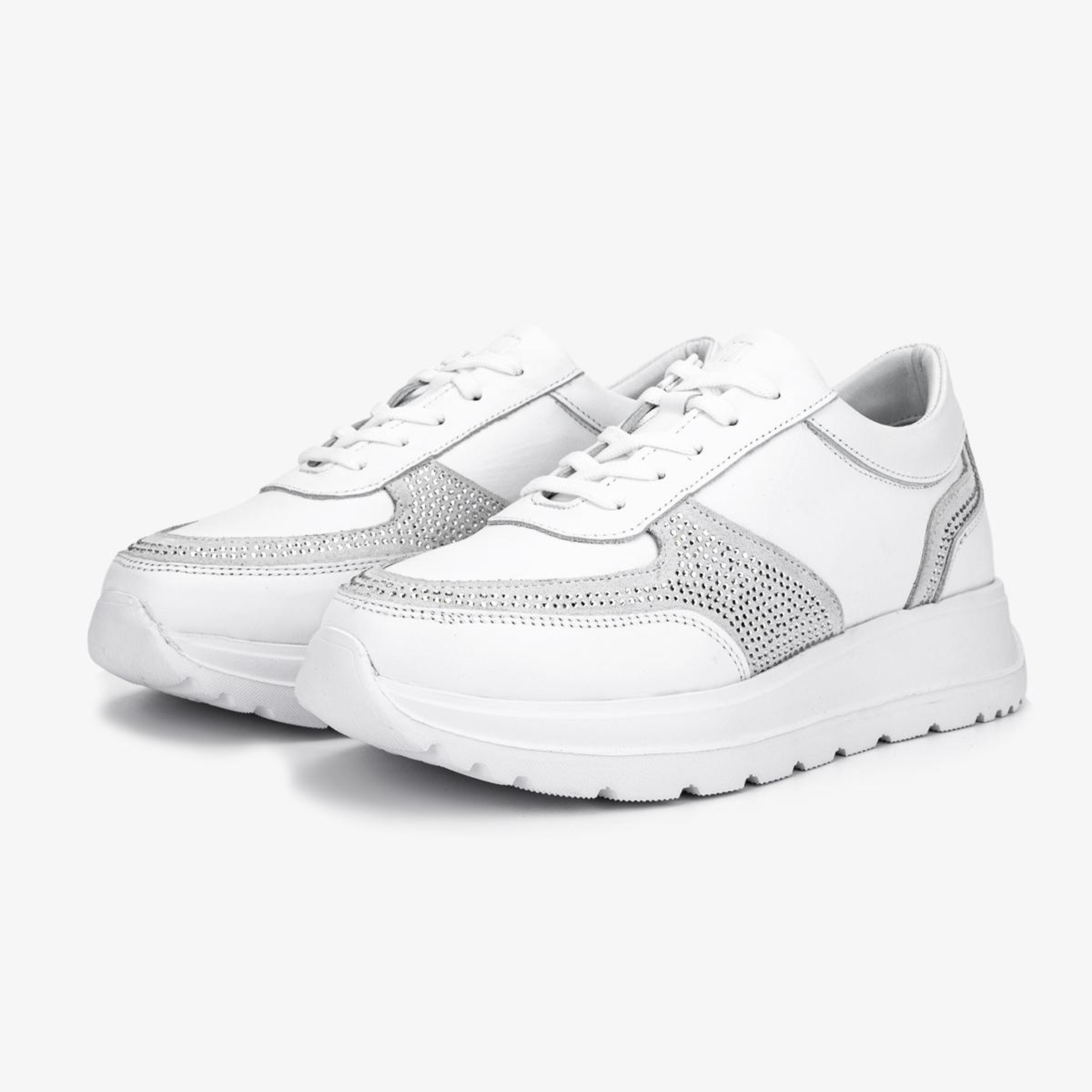 Valmenti Kadın Hakiki Deri Beyaz Sneakers & Spor Ayakkabı