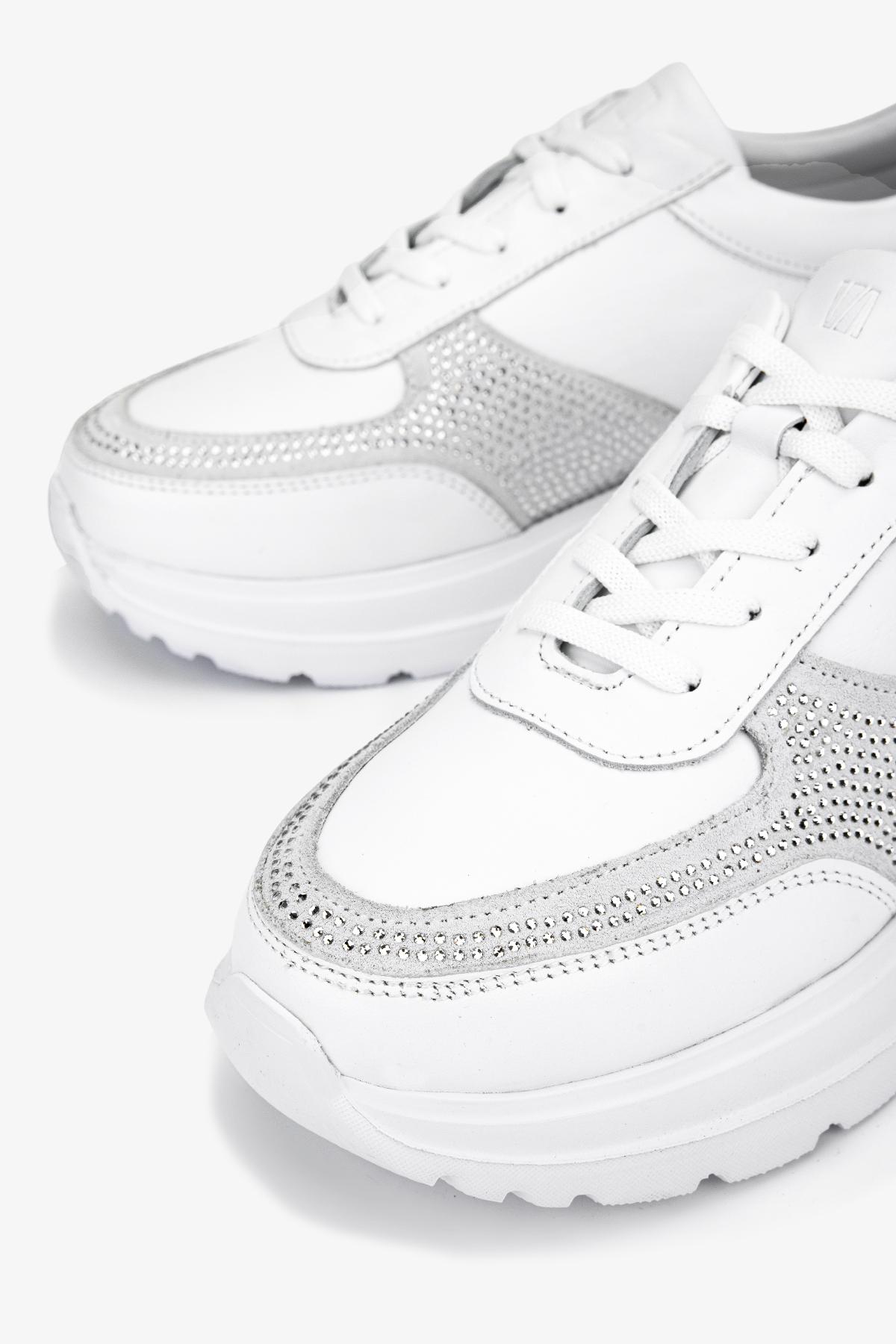 Valmenti Kadın Hakiki Deri Beyaz Sneakers & Spor Ayakkabı