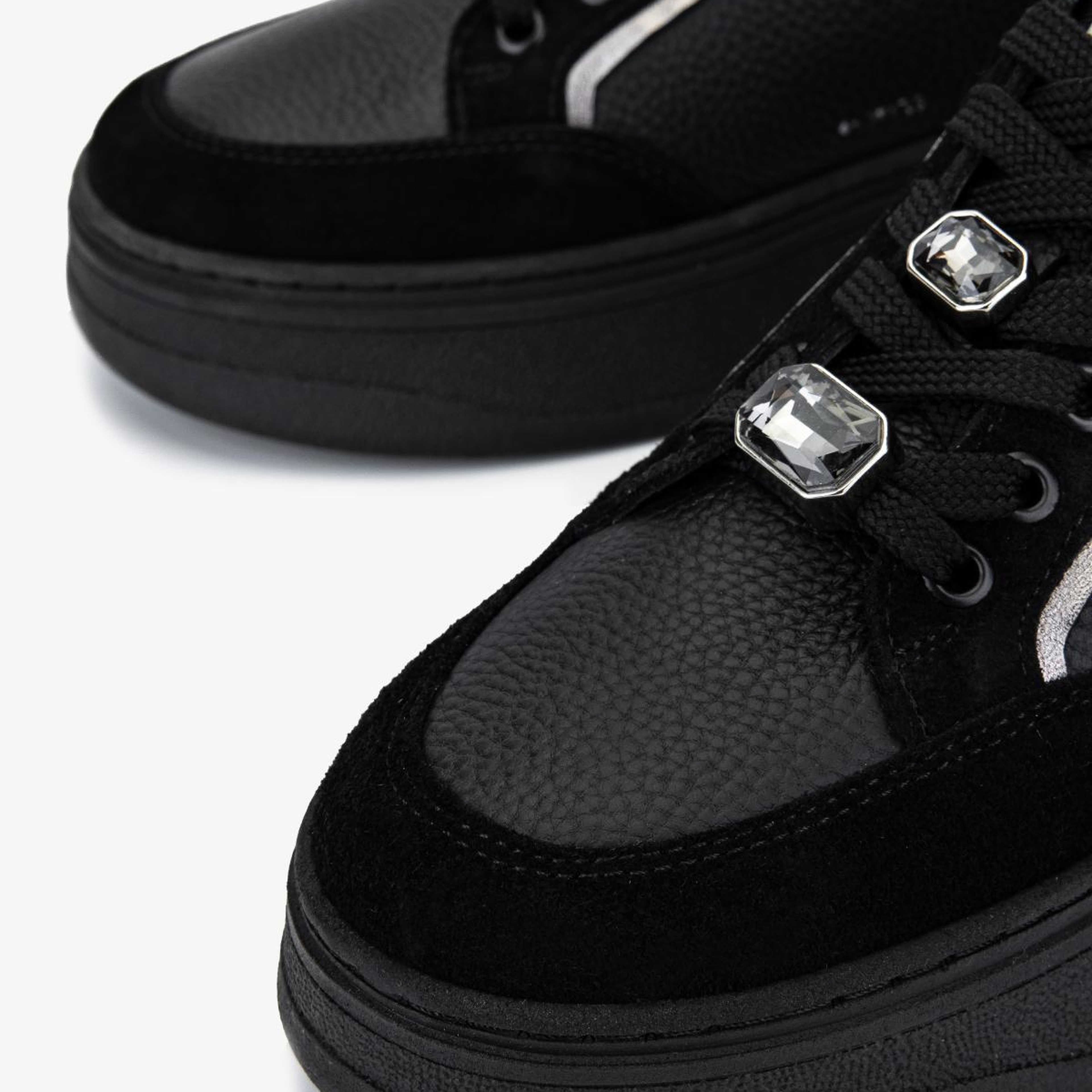 Valmenti Kadın Hakiki Deri Siyah Sneakers & Spor Ayakkabı