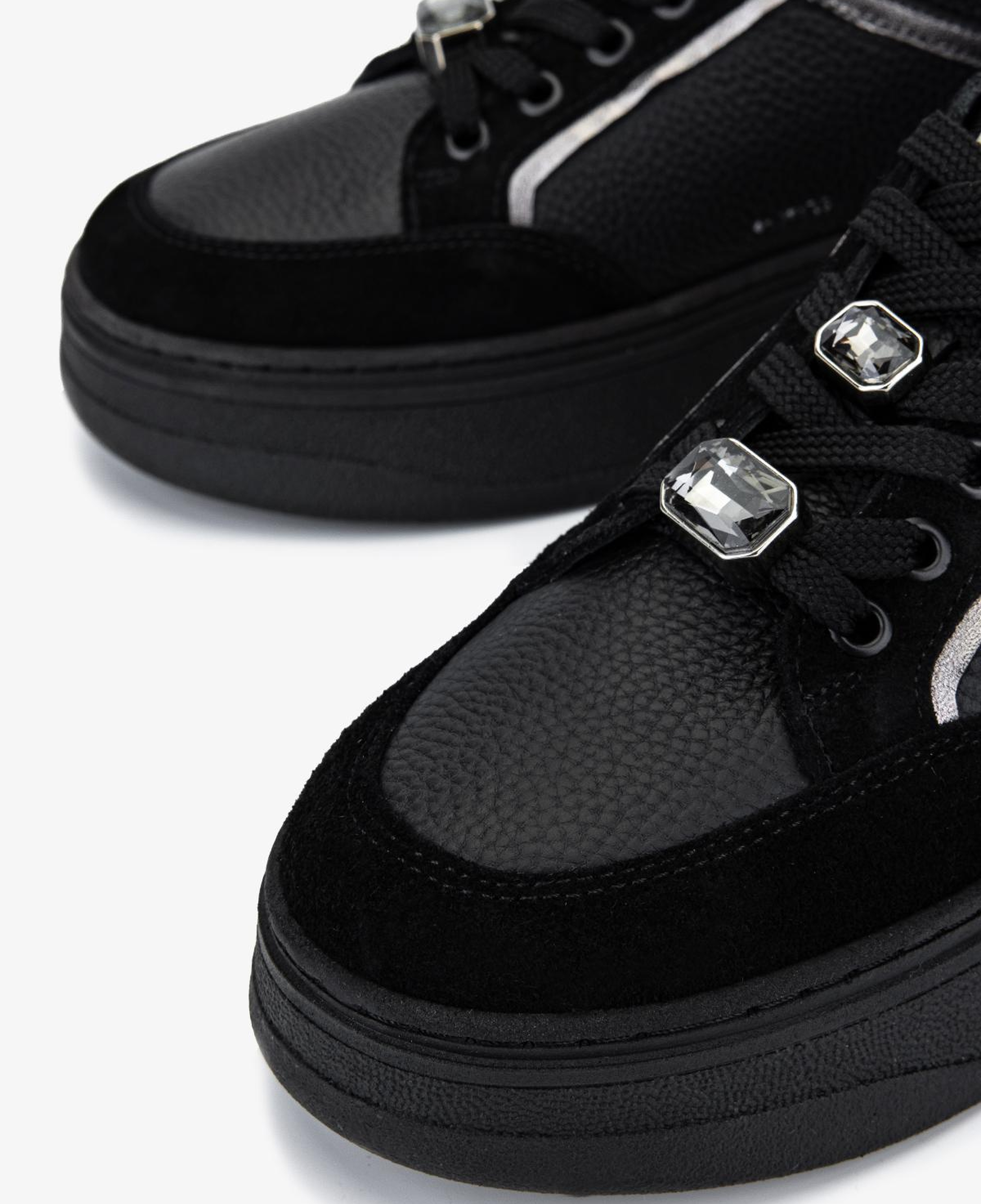 Valmenti Kadın Hakiki Deri Siyah Sneakers & Spor Ayakkabı