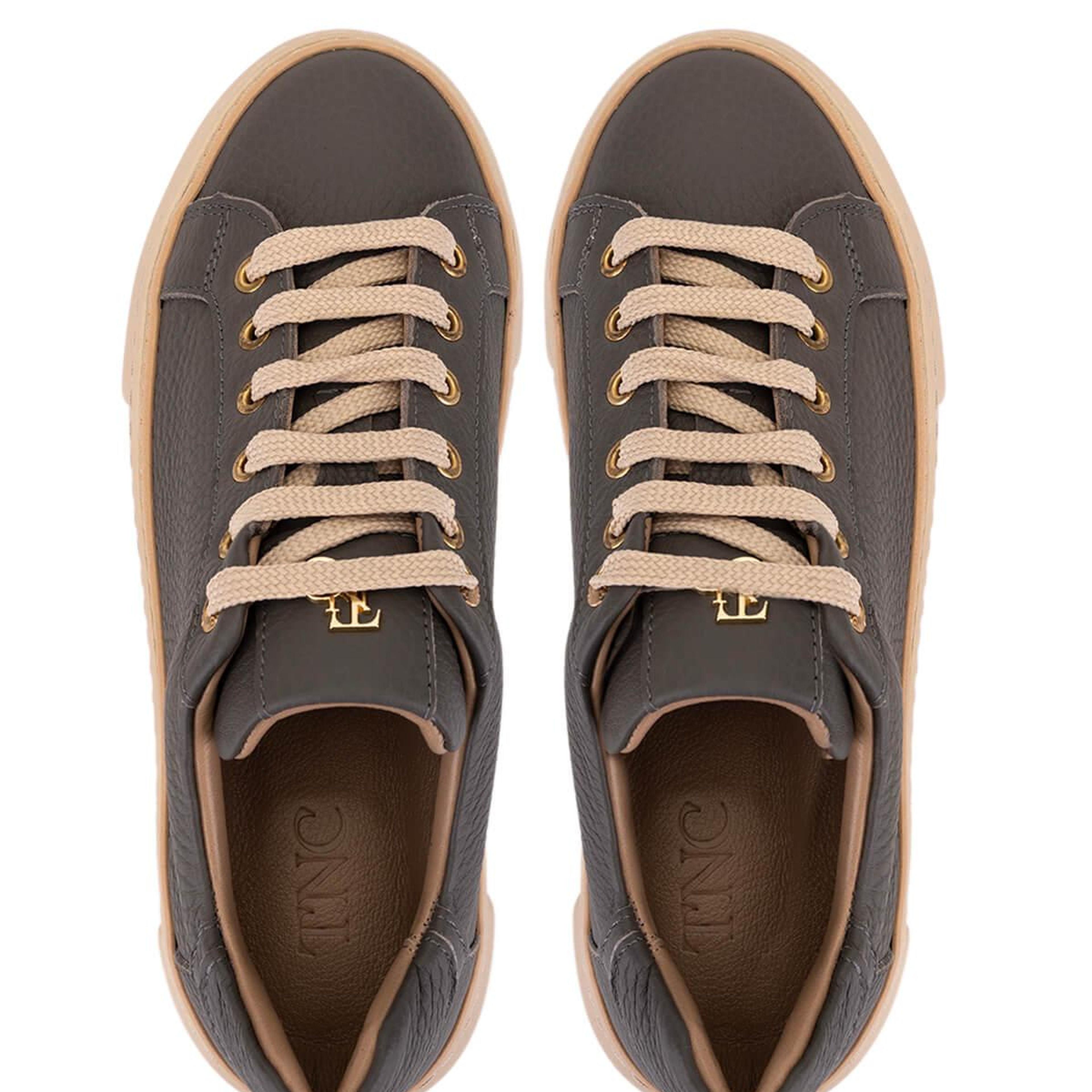 Tamer Tanca Kadın Hakiki Deri Koyu Gri Sneakers & Spor Ayakkabı