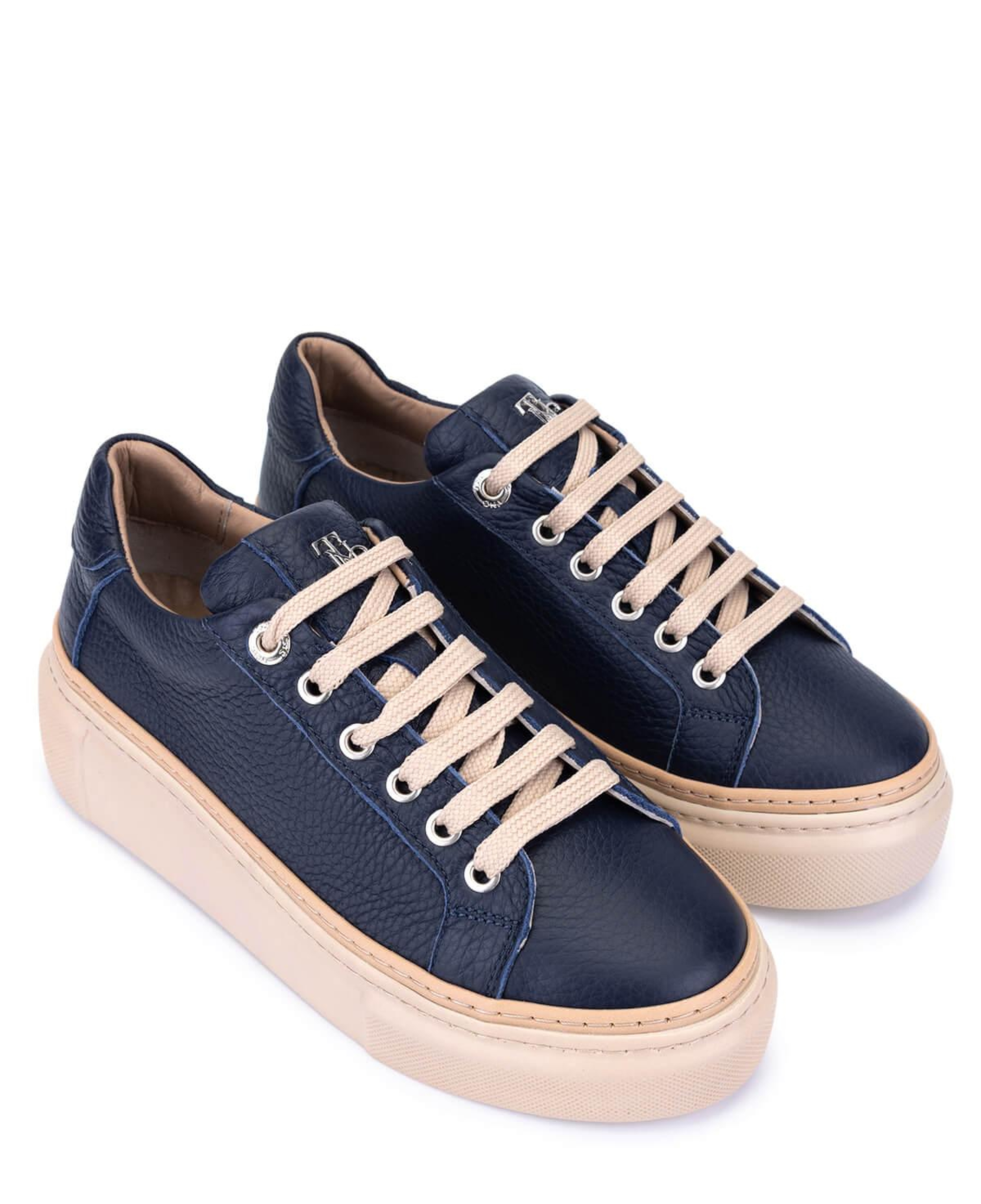 Tamer Tanca Kadın Hakiki Deri Lacivert Sneakers & Spor Ayakkabı