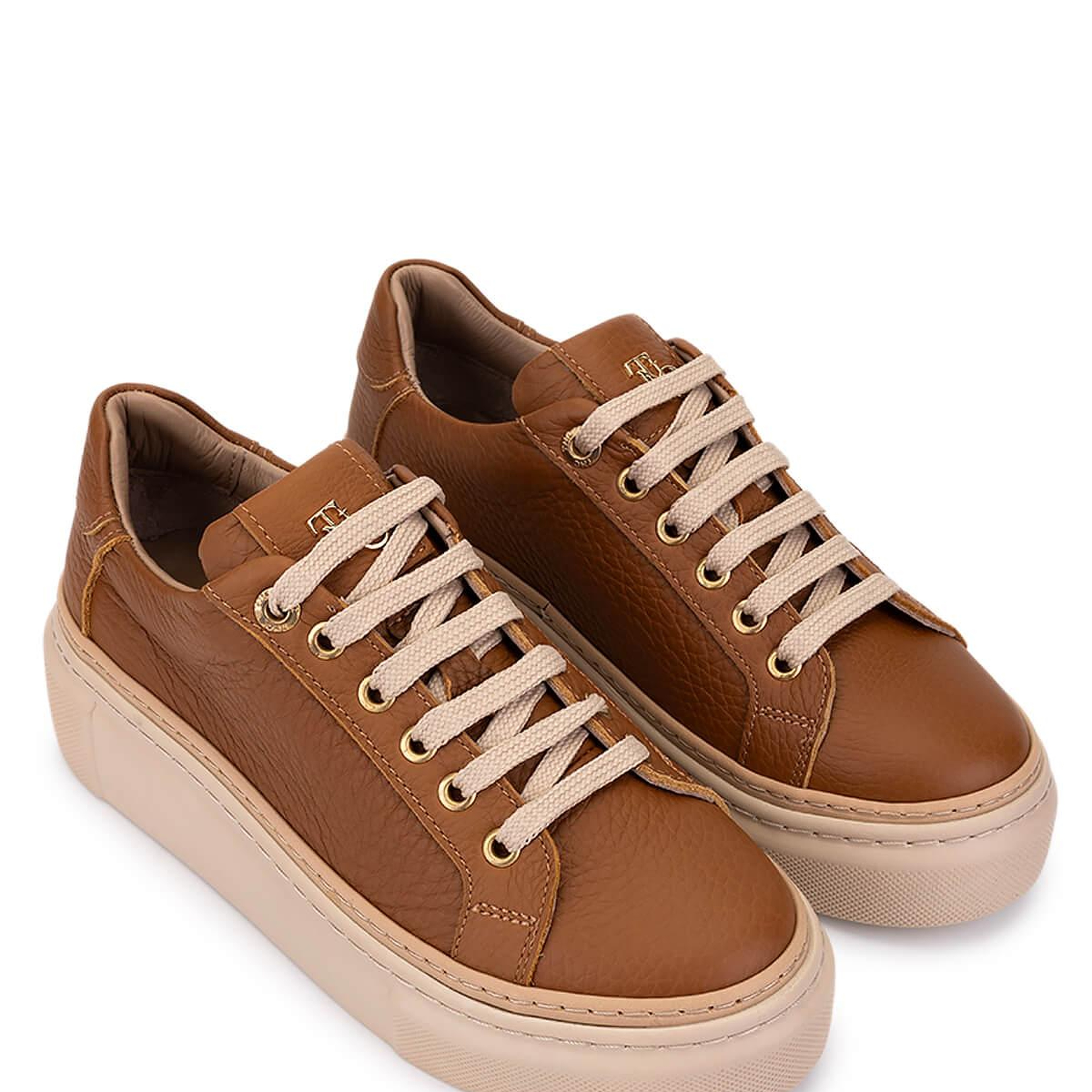 Tamer Tanca Kadın Hakiki Deri Taba Sneakers & Spor Ayakkabı