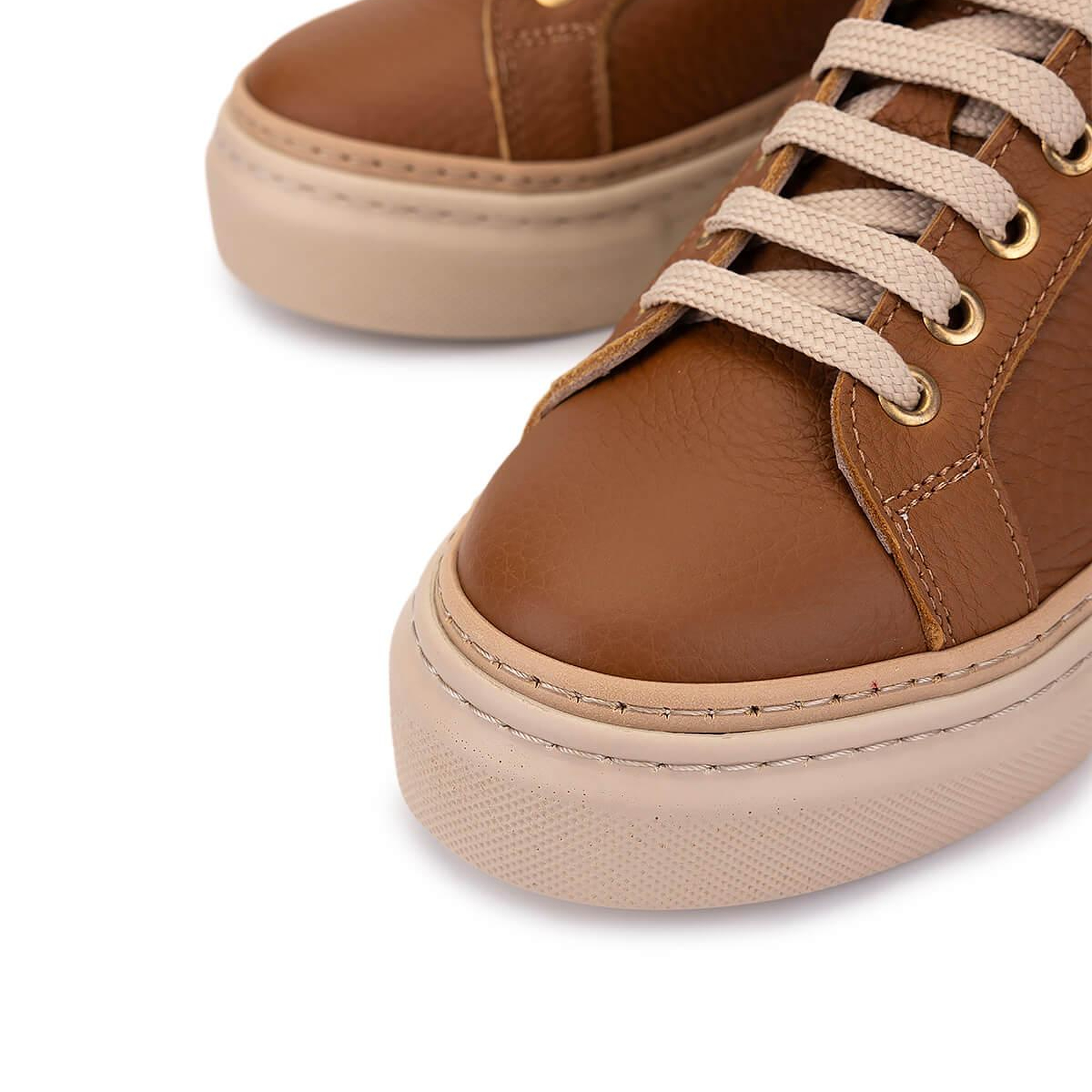 Tamer Tanca Kadın Hakiki Deri Taba Sneakers & Spor Ayakkabı