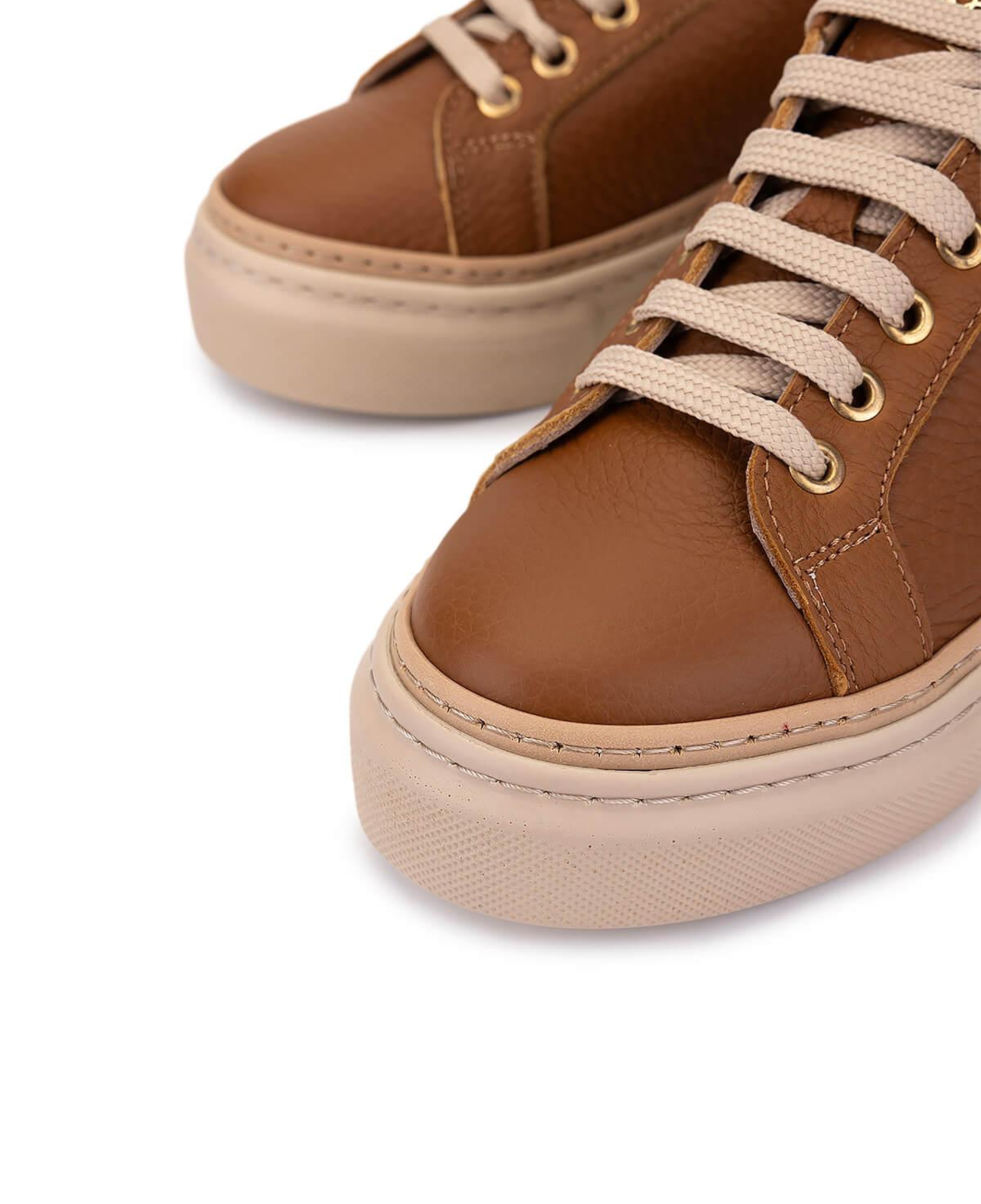 Tamer Tanca Kadın Hakiki Deri Taba Sneakers & Spor Ayakkabı