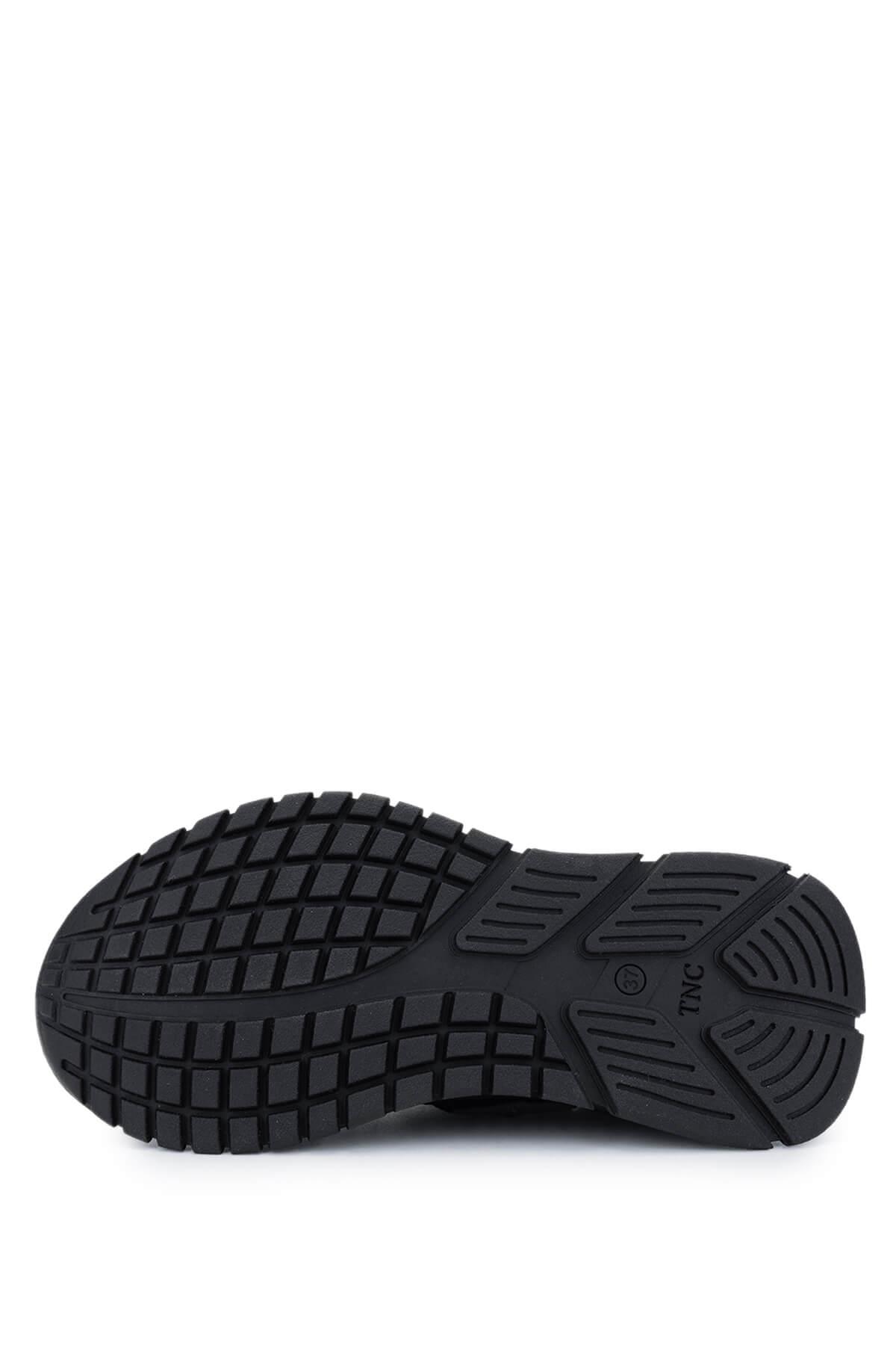 Tamer Tanca Kadın Tekstil Siyah Sneakers & Spor Ayakkabı