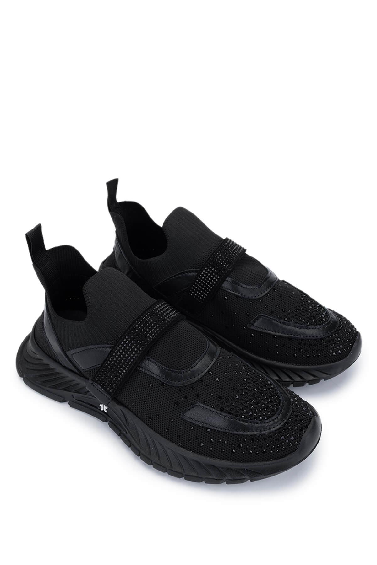 Tamer Tanca Kadın Tekstil Siyah Sneakers & Spor Ayakkabı