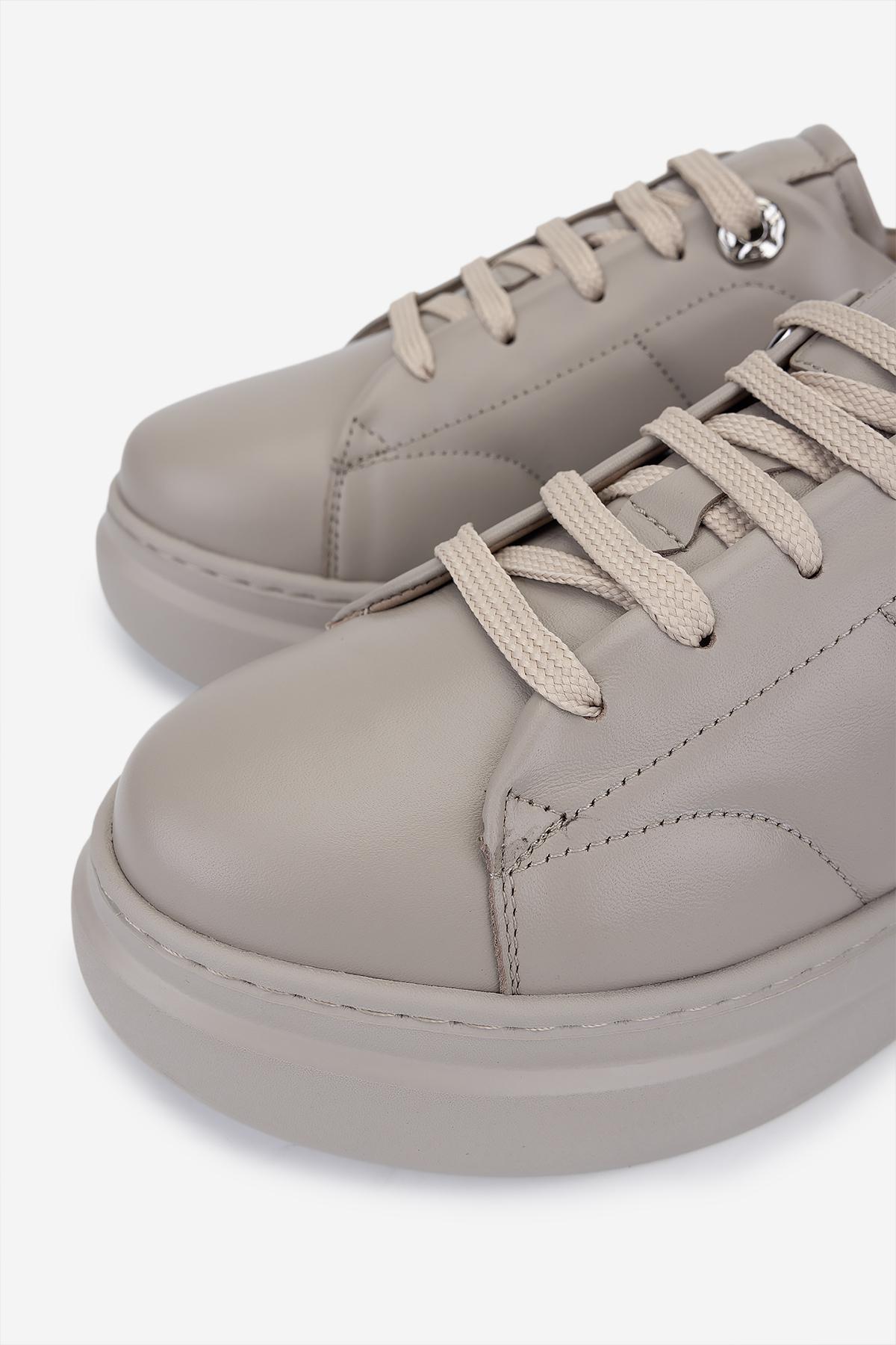 Valmenti Kadın Hakiki Deri Vizon Sneakers & Spor Ayakkabı