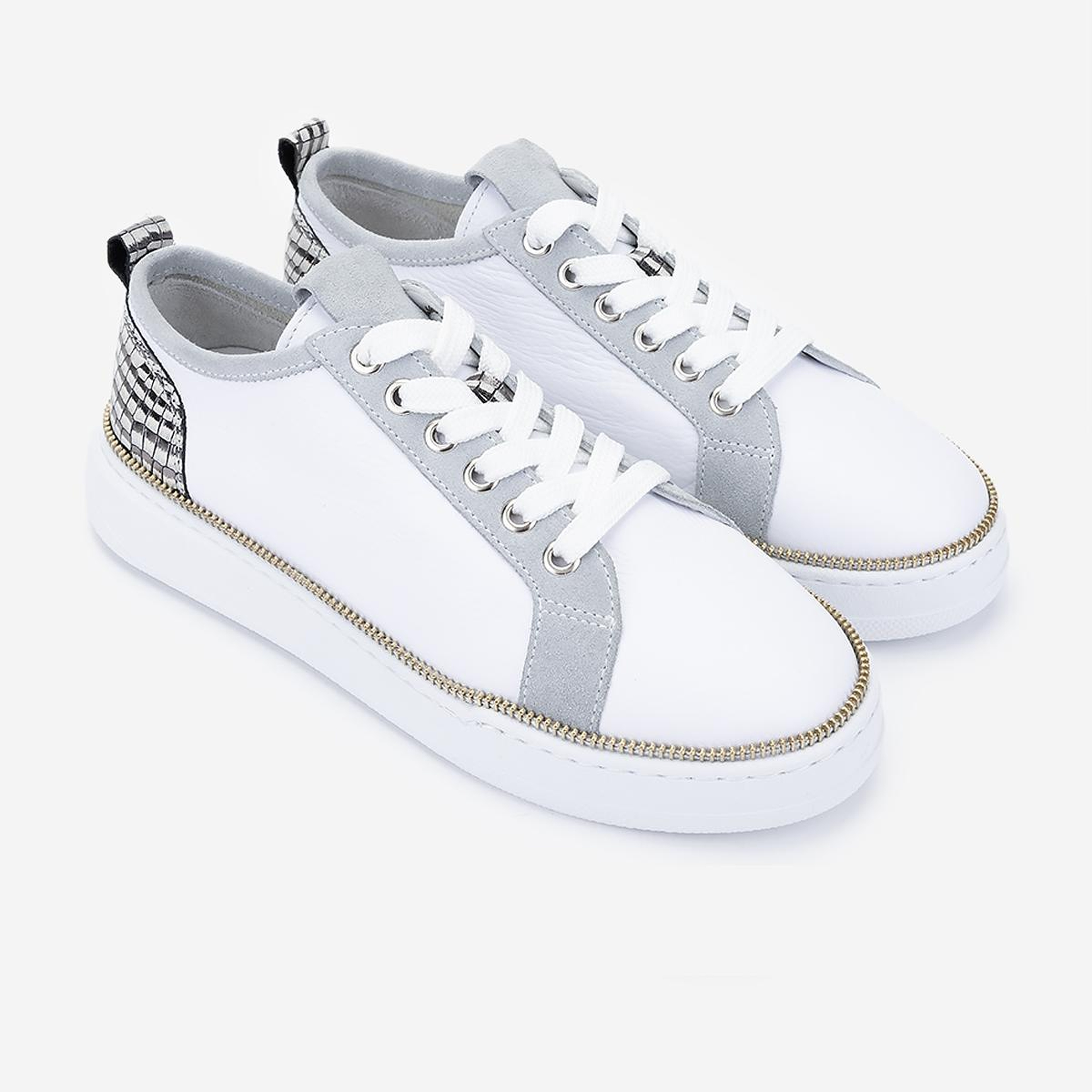 Valmenti Kadın Hakiki Deri Beyaz Sneakers & Spor Ayakkabı