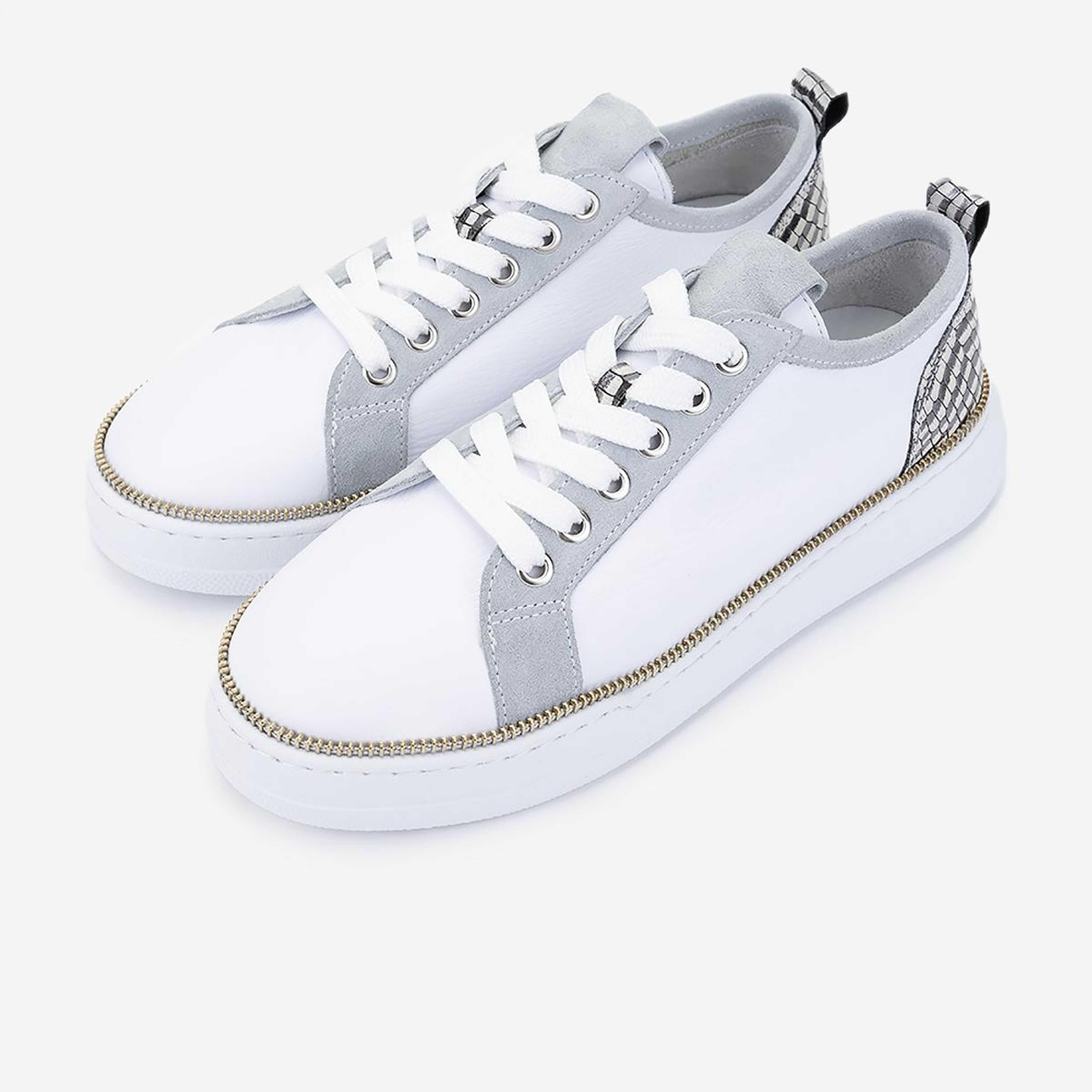 Valmenti Kadın Hakiki Deri Beyaz Sneakers & Spor Ayakkabı