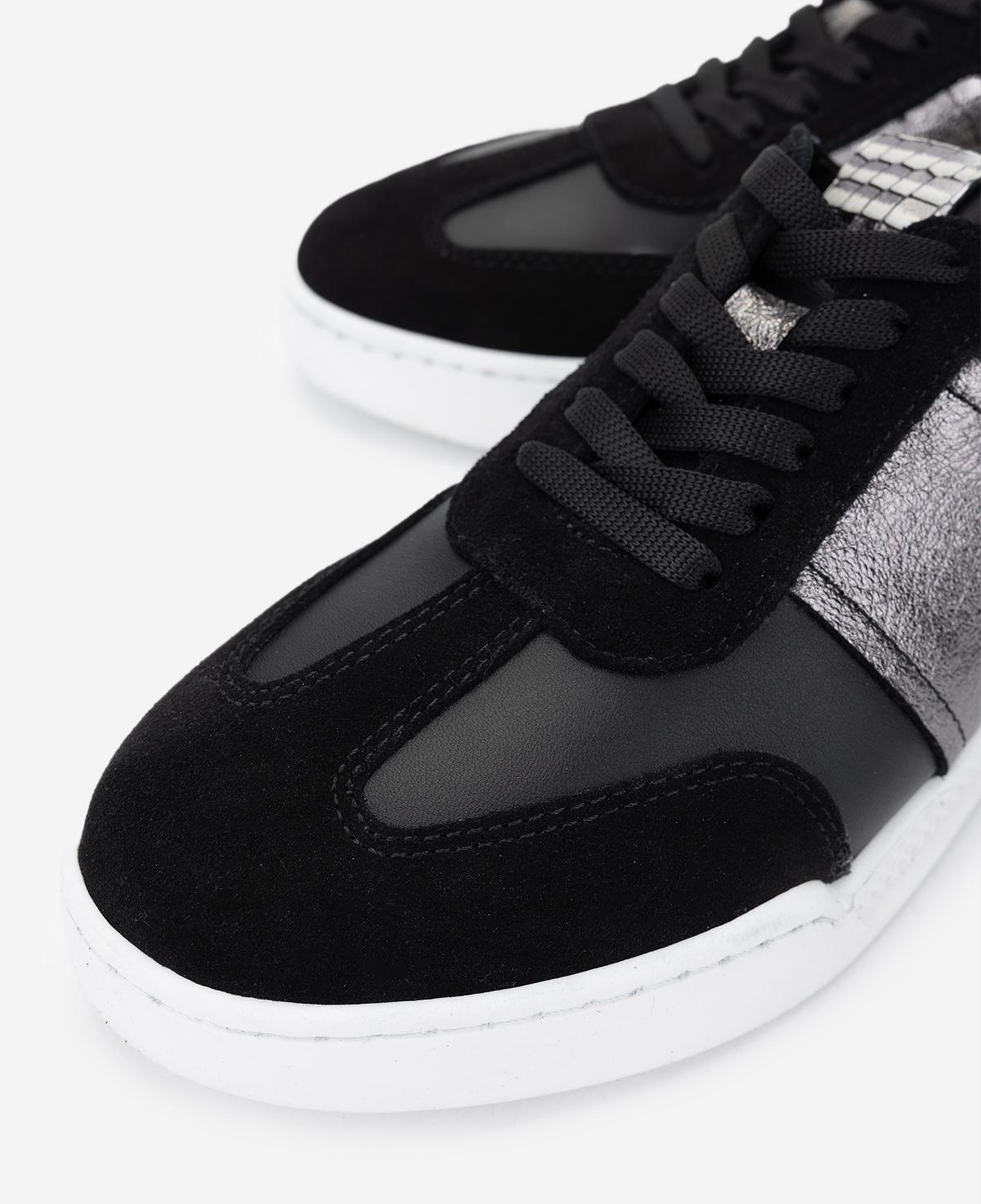 Valmenti Kadın Hakiki Deri Siyah Sneakers & Spor Ayakkabı