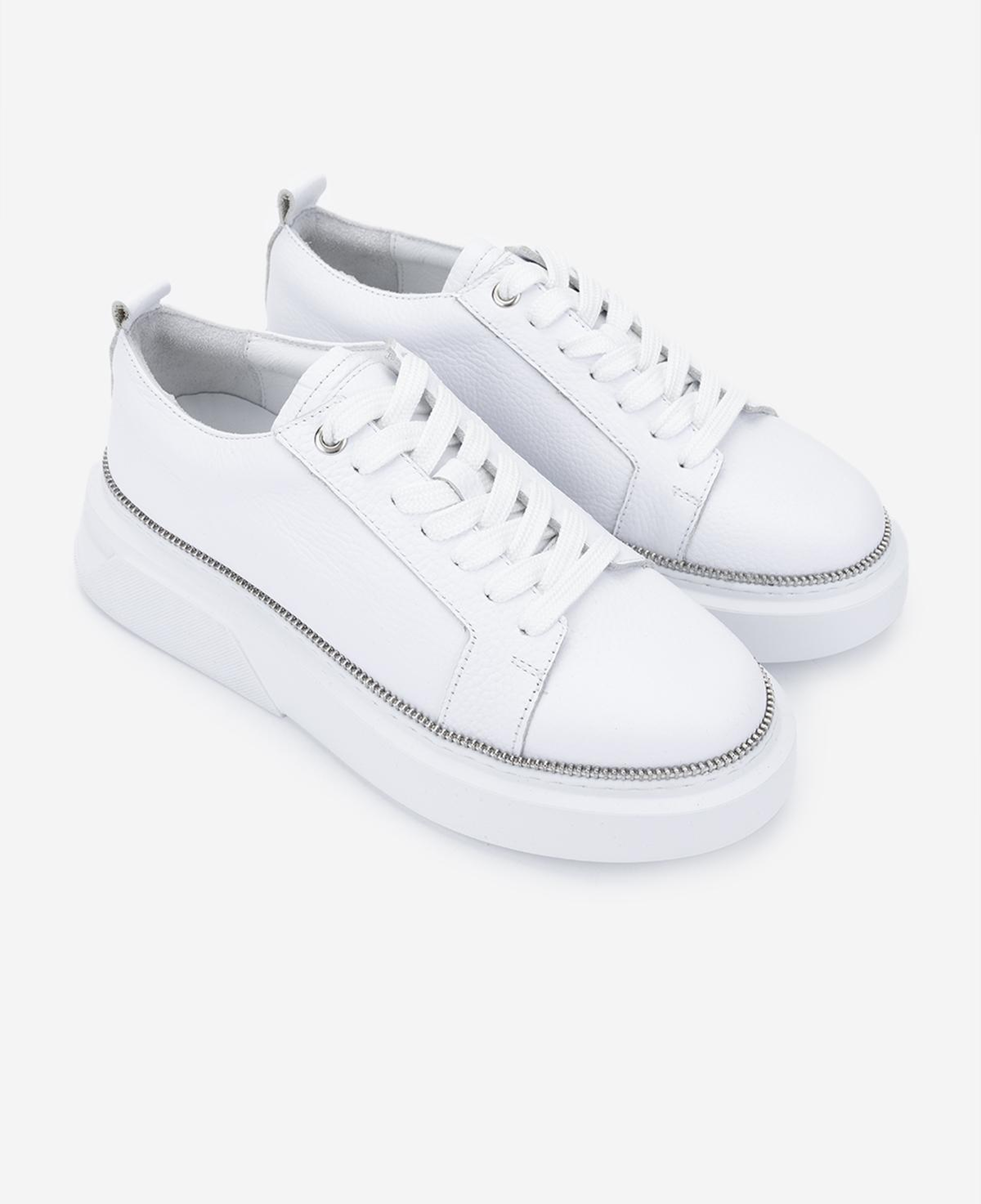 Valmenti Kadın Hakiki Deri Beyaz Sneakers & Spor Ayakkabı