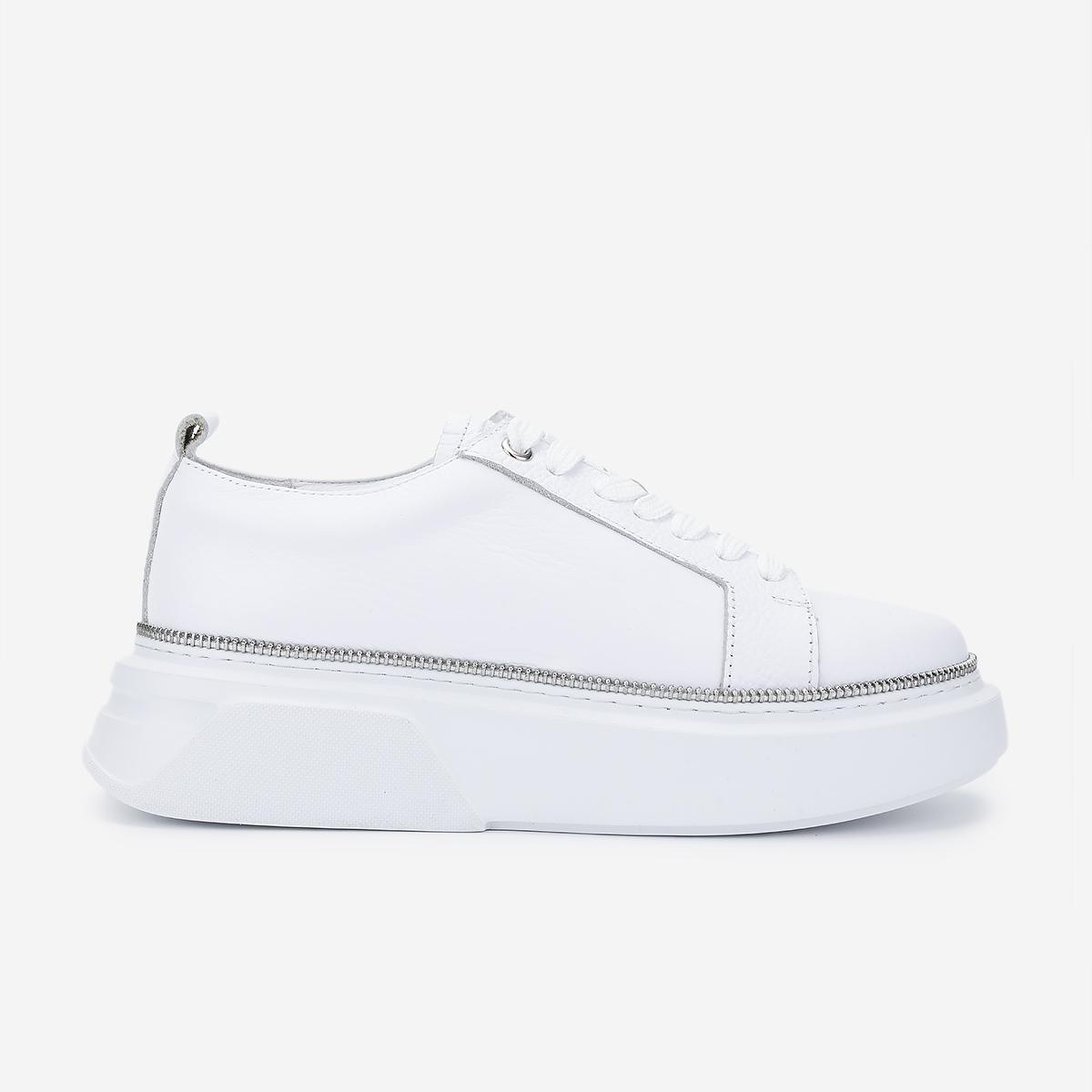 Valmenti Kadın Hakiki Deri Beyaz Sneakers & Spor Ayakkabı