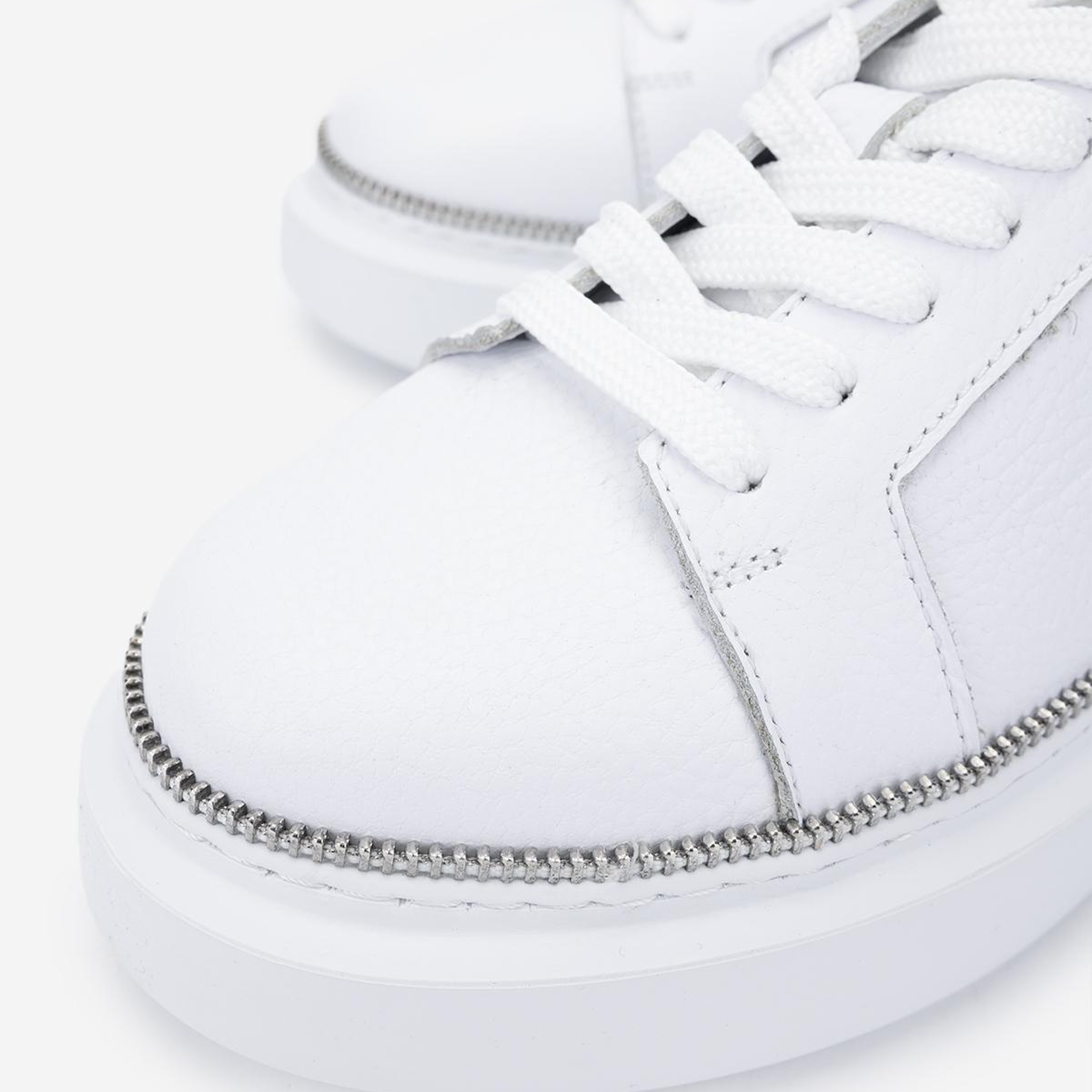 Valmenti Kadın Hakiki Deri Beyaz Sneakers & Spor Ayakkabı